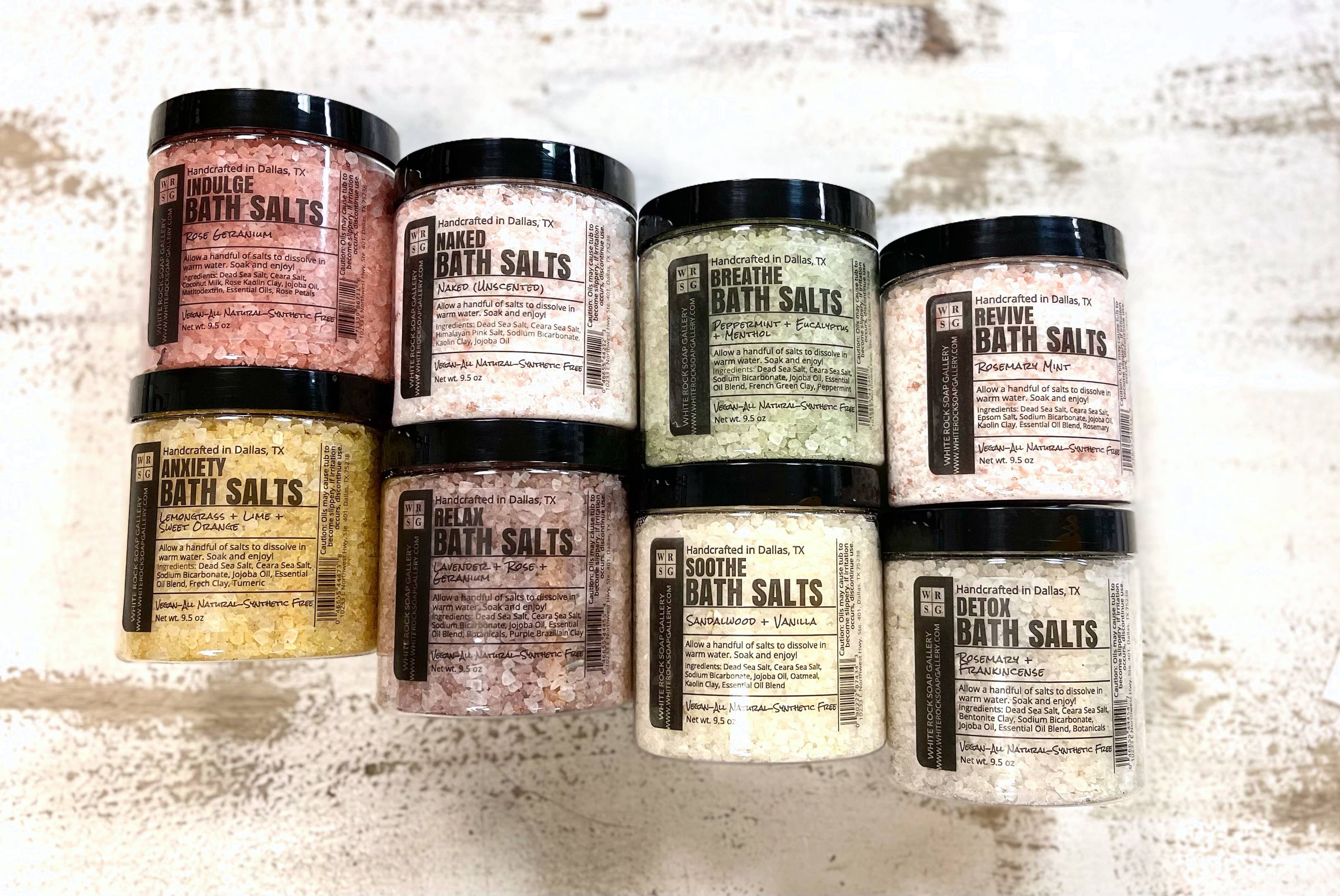 White Rock Soap Gallery - 9.5 oz Dead Sea Bath Salts