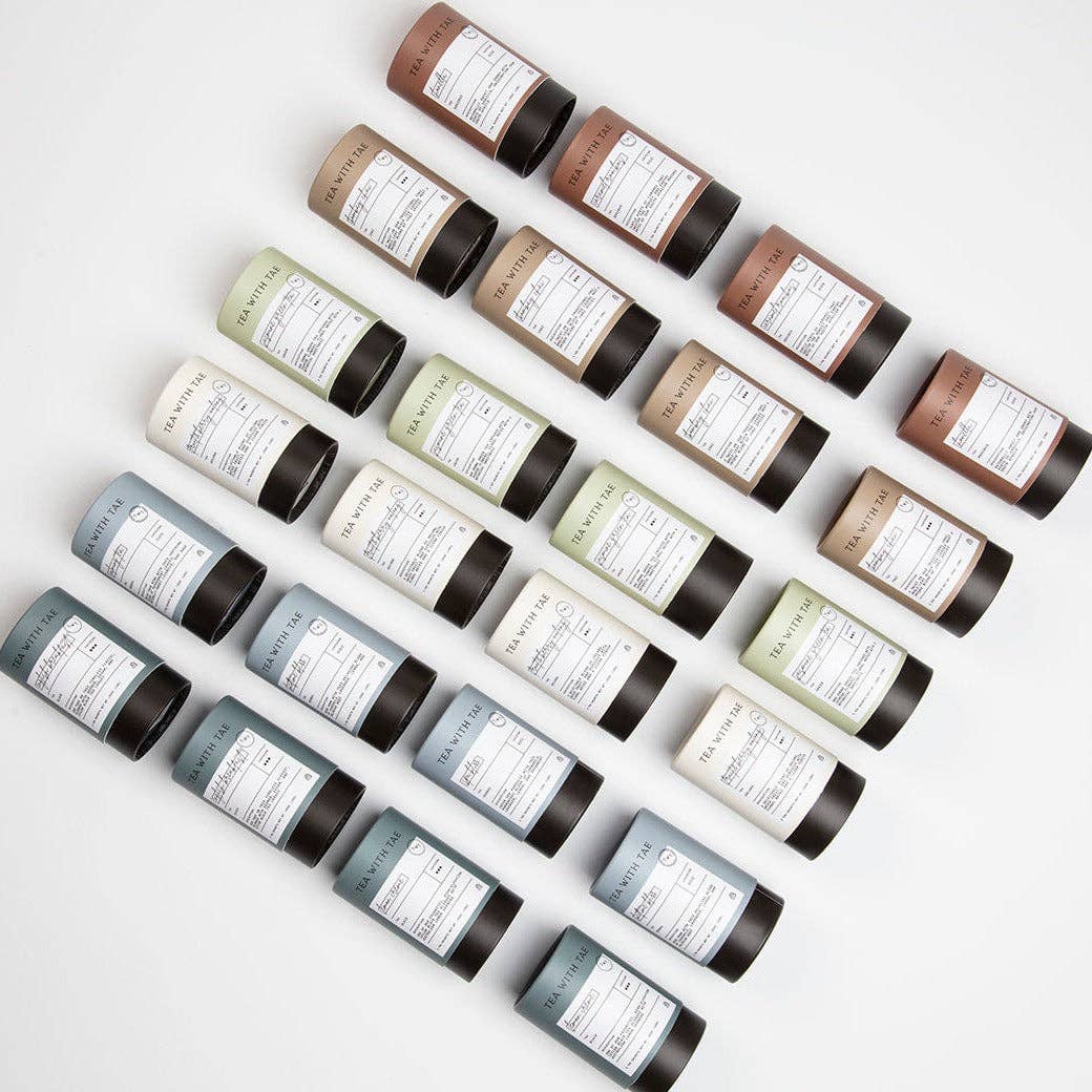 Tea with Tae - Calming Tea Herbal Rest Mini Tea Tube Gift (5 tea bags)