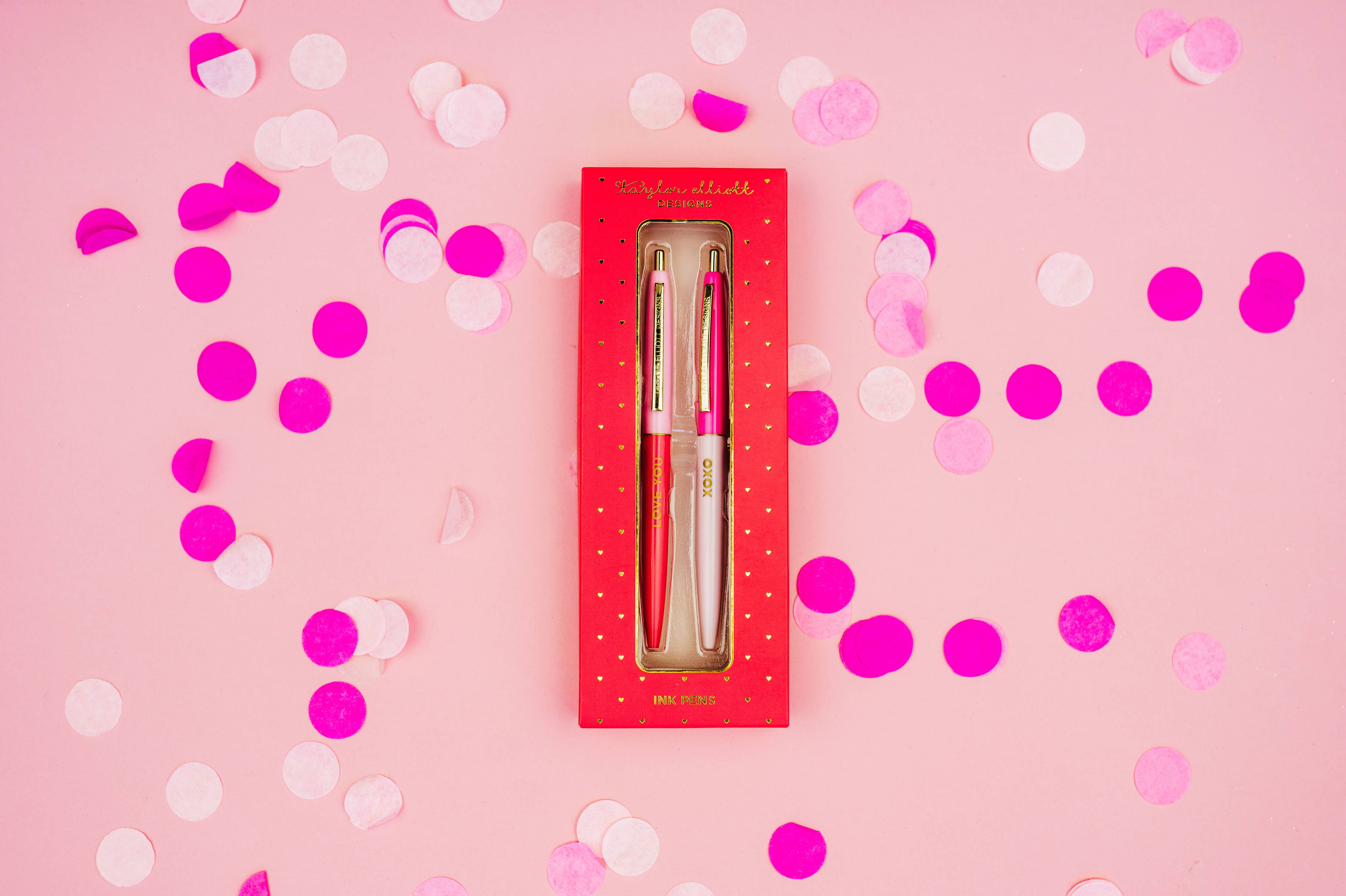 Taylor Elliott Designs - Pen Set - Love - 2 Piece Set