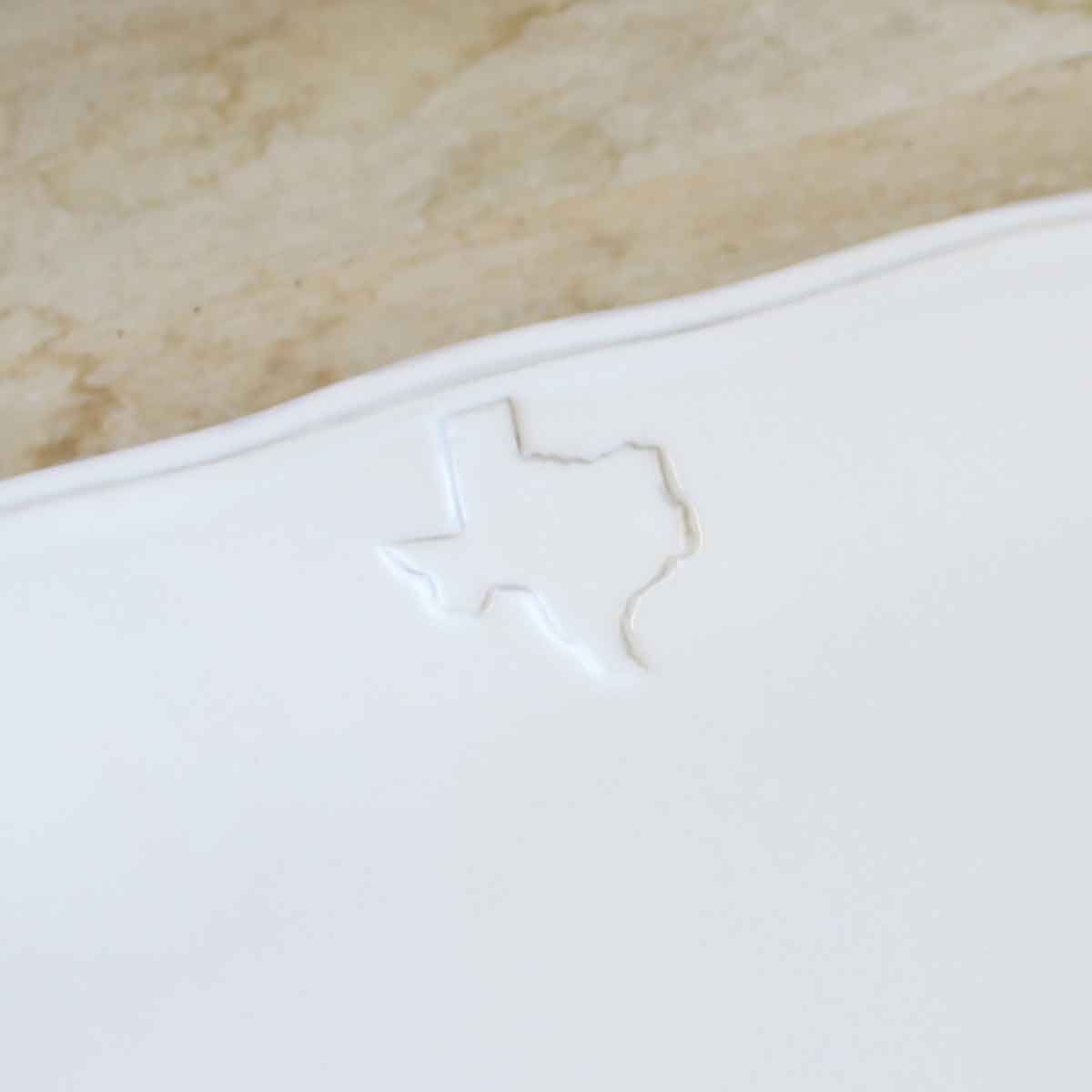 The Royal Standard - Texas Platter White 11.5x8.5