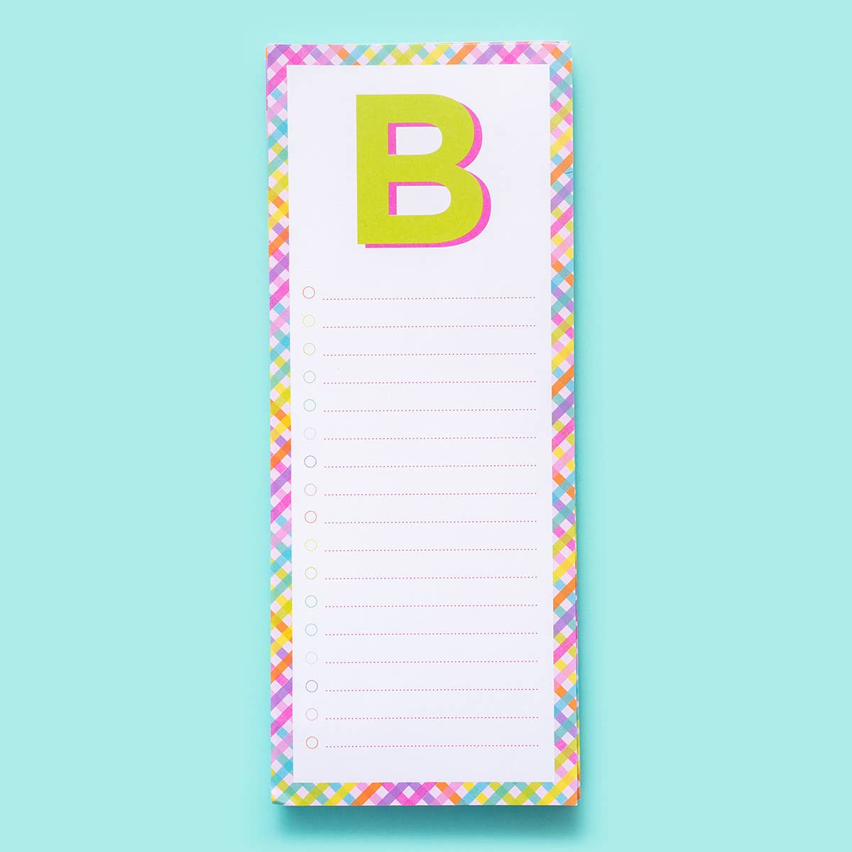 Taylor Elliott Designs - List Pad - Letters A-Z - Each