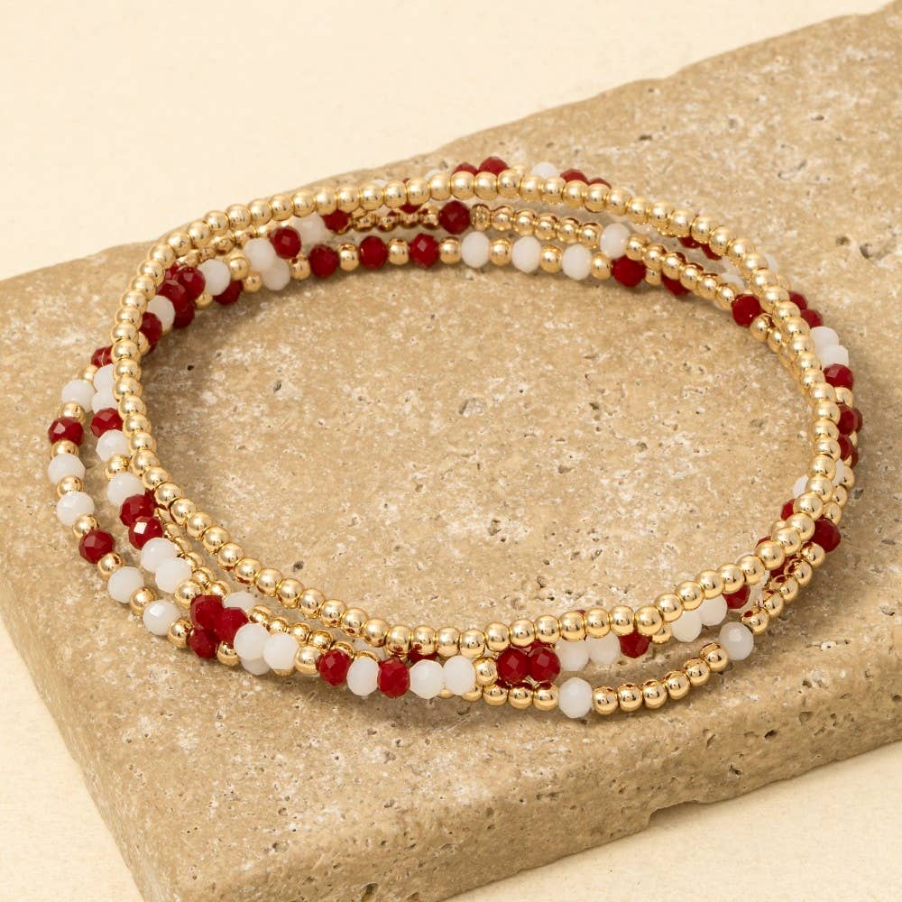 Anarchy Street - Colorful Game Day Beaded Bracelet Set