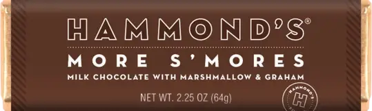 Hammond's Candies - More S'mores Milk Chocolate Candy Bar 2.25oz