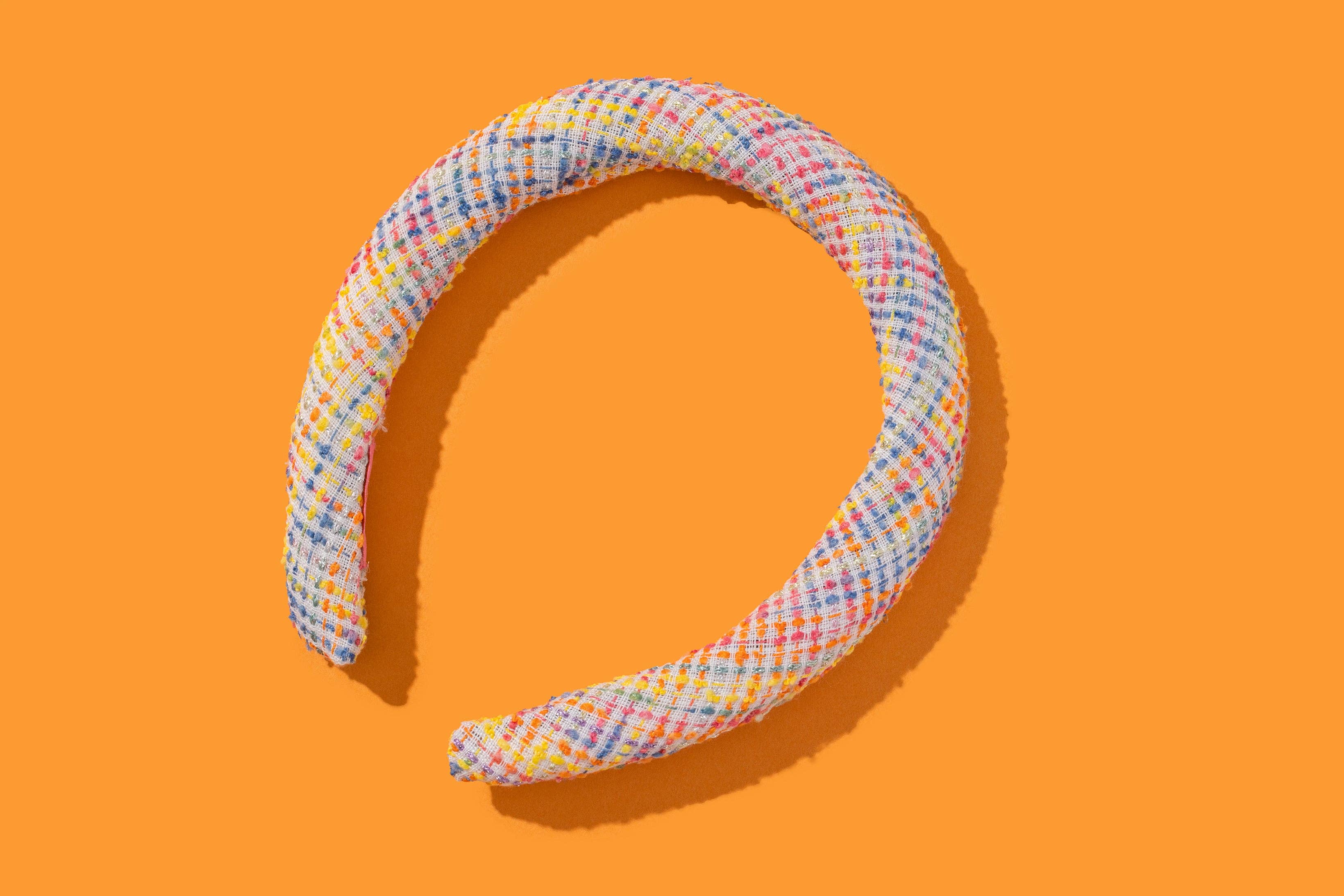 Taylor Elliott Designs - *ON SALE* Padded Headband - Tweed - Rainbow Weave - Tai