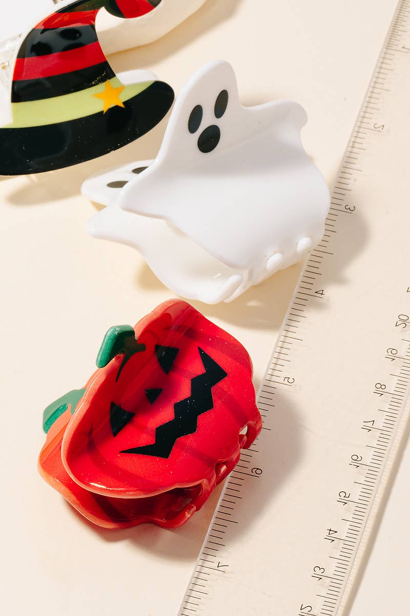 Anarchy Street - 3Pc Halloween Themed Hair Claw Set