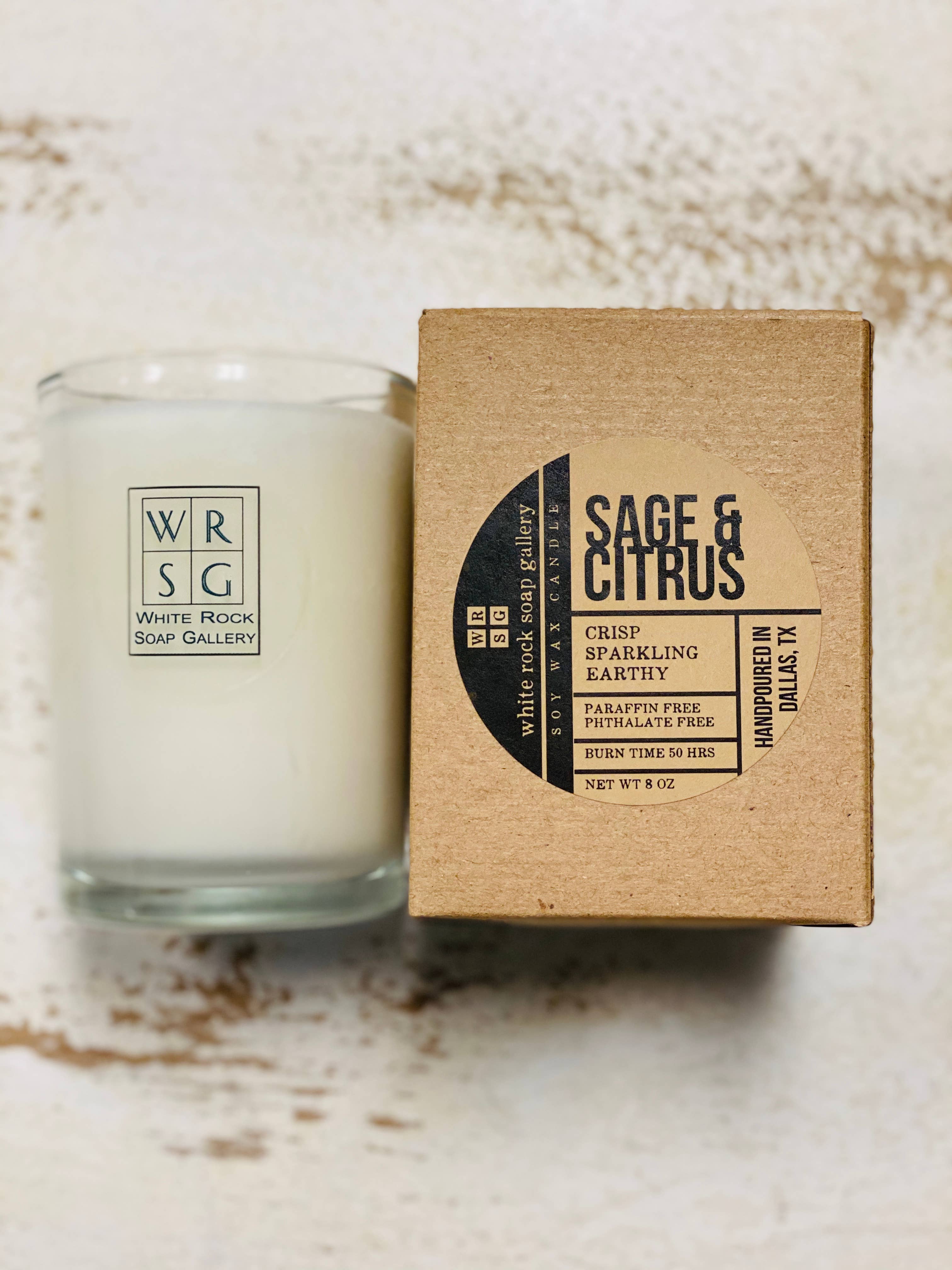 White Rock Soap Gallery - Candle 8 oz Soy Wax: Balsam