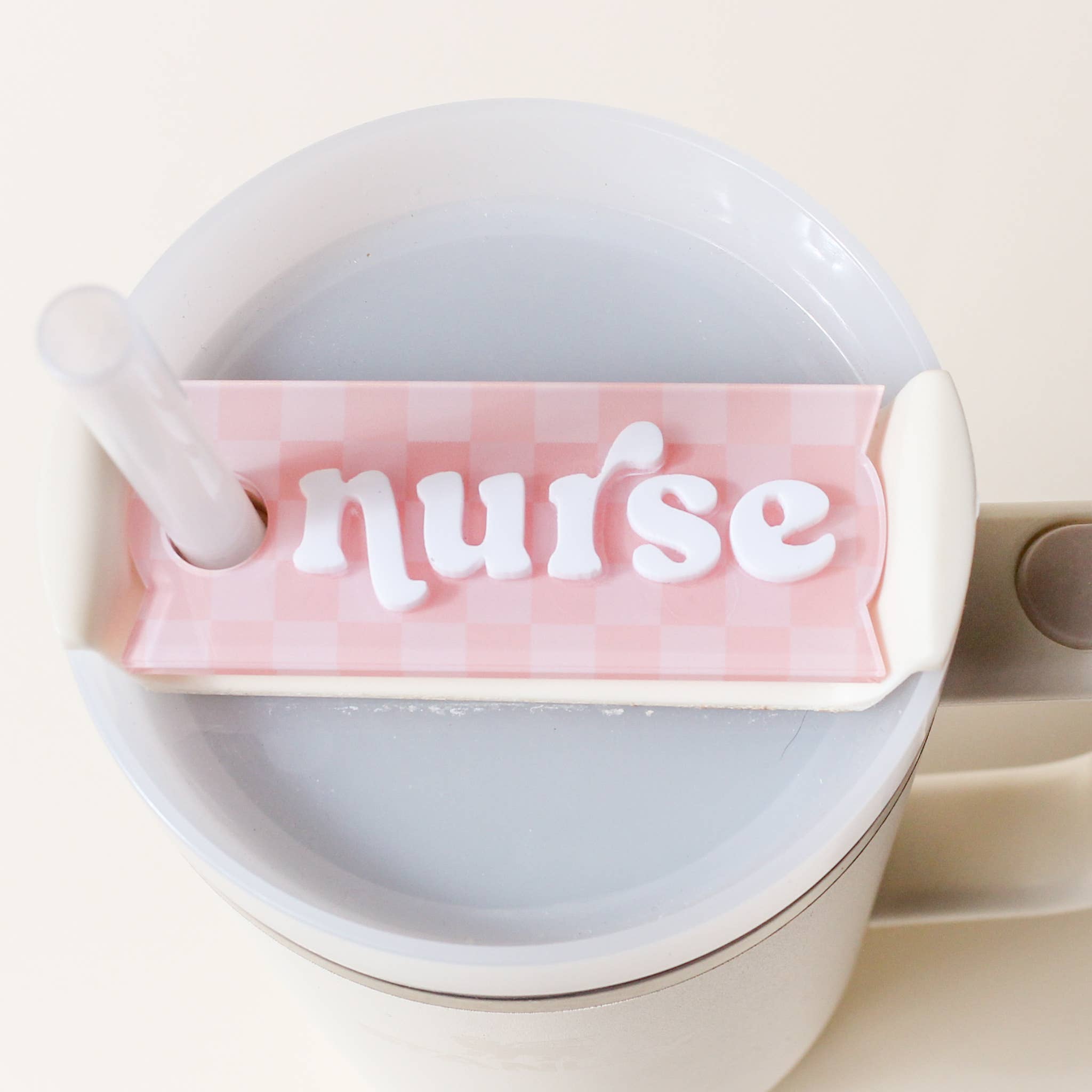 The Darling Effect - Tumbler Lid Tag-Nurse