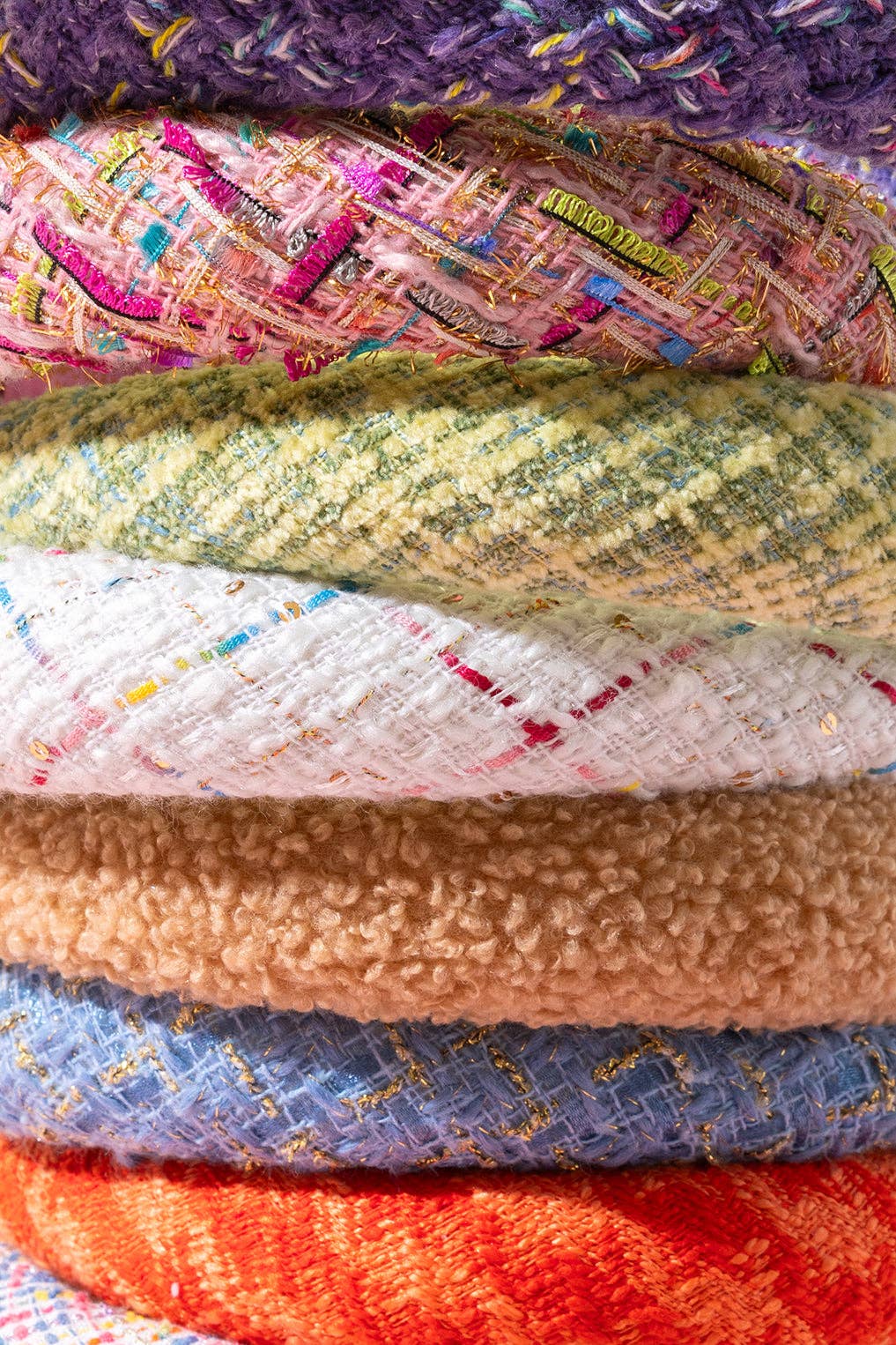 Taylor Elliott Designs - *ON SALE* Padded Headband - Tweed - Rainbow Weave - Tai