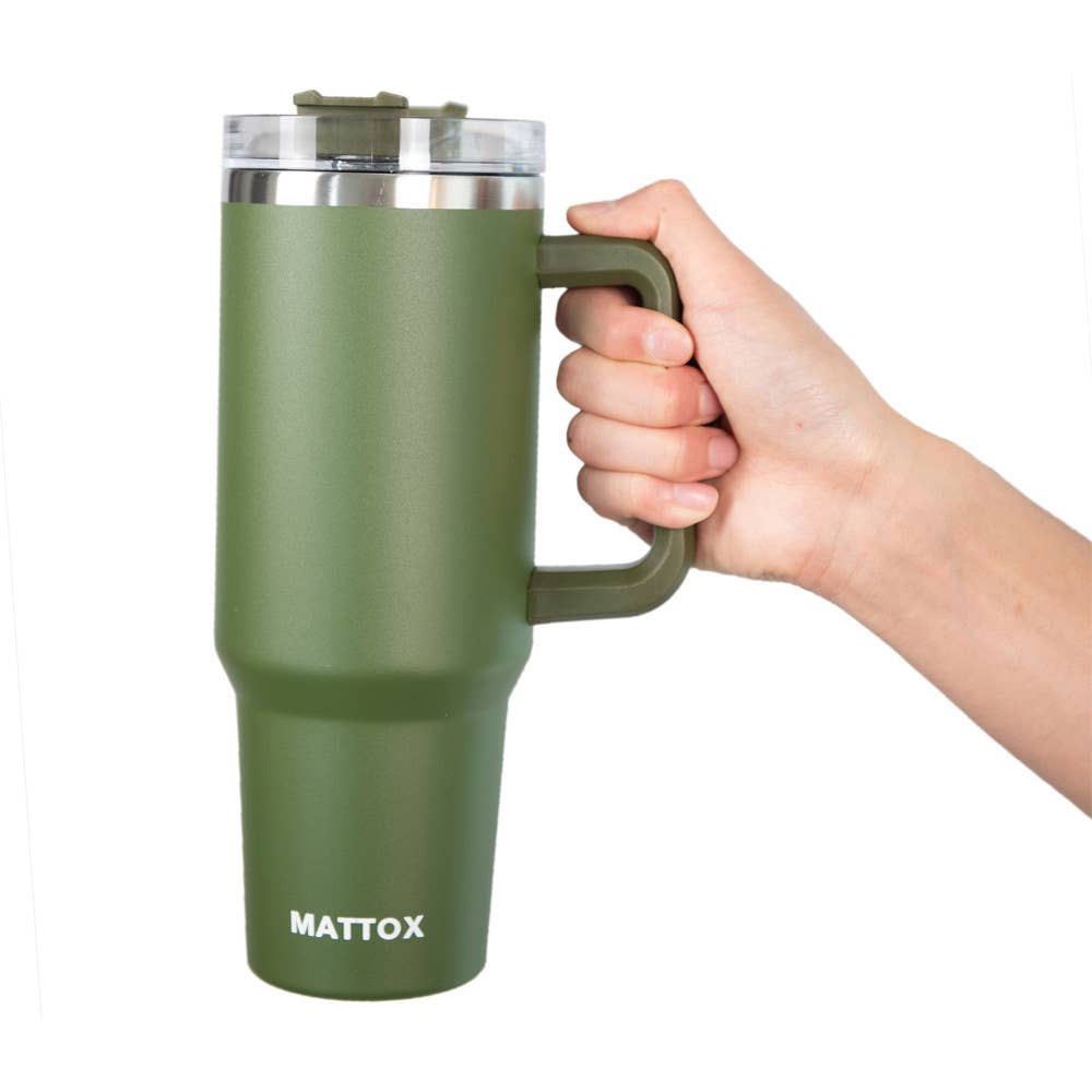 Olive Green Tumbler Cup for Men