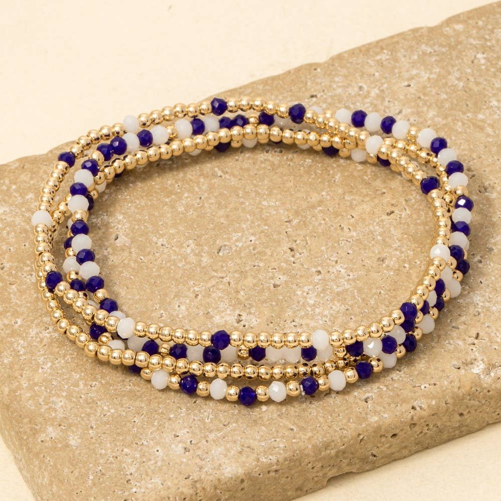 Anarchy Street - Colorful Game Day Beaded Bracelet Set