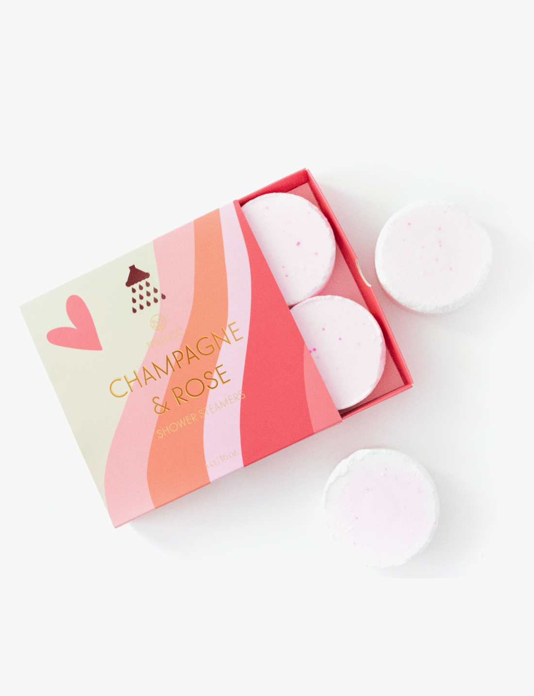 Musee - Champagne and Rose Shower Steamers