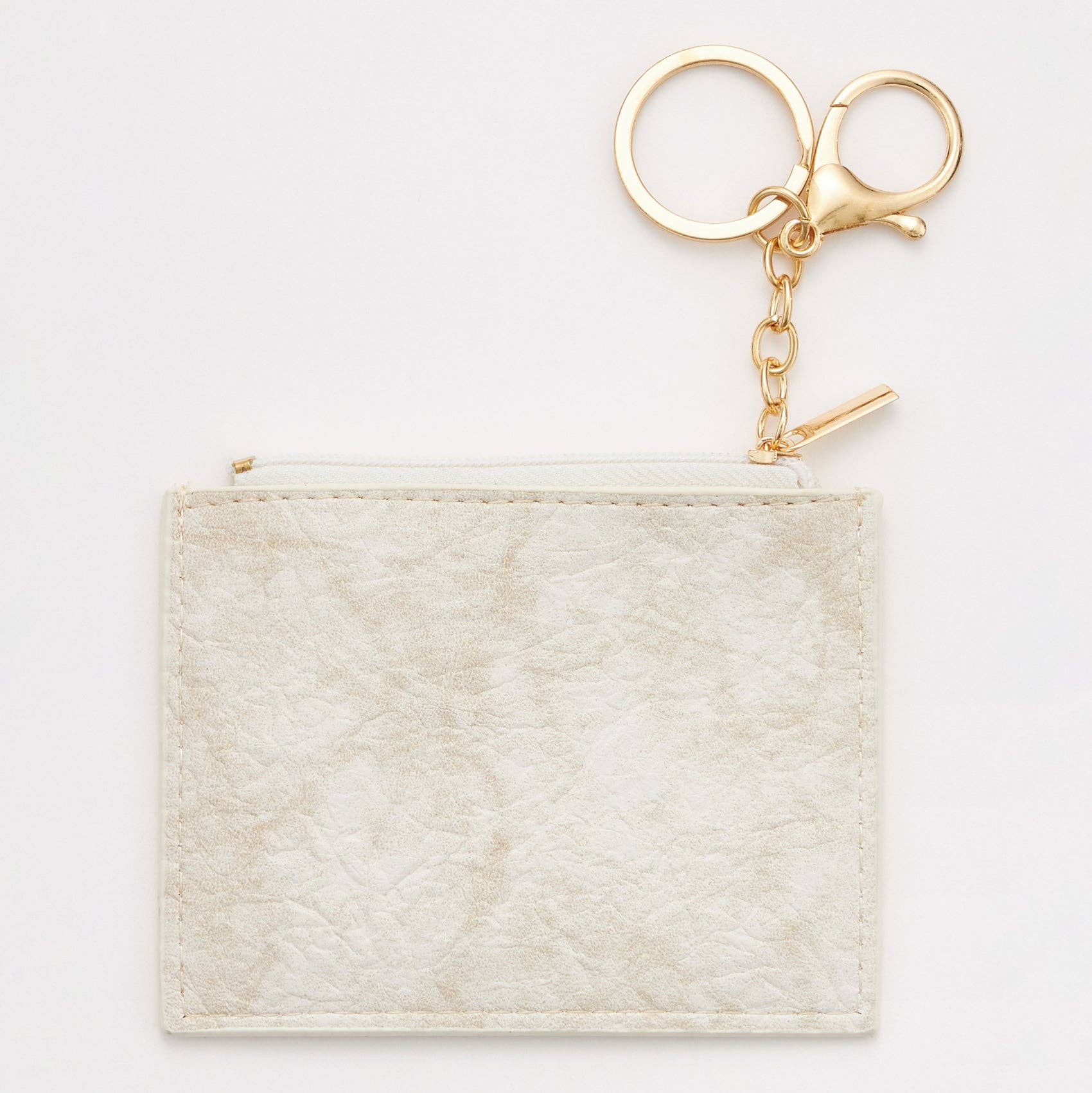 Frem - Animal Print Genuine Leather ID Card Holder Keychains