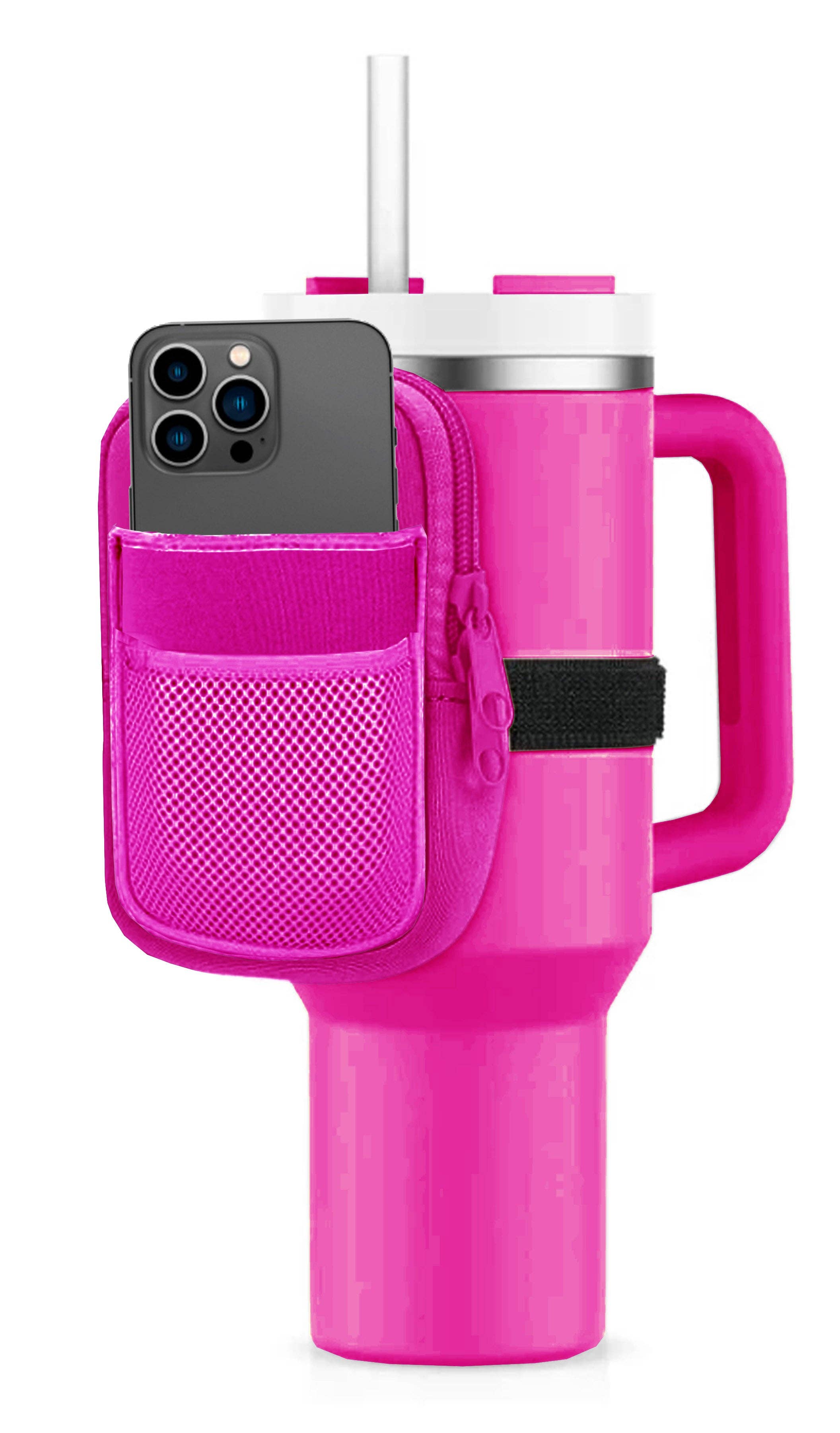 Katydid - Hot Pink Tumbler ZIPPER POUCH