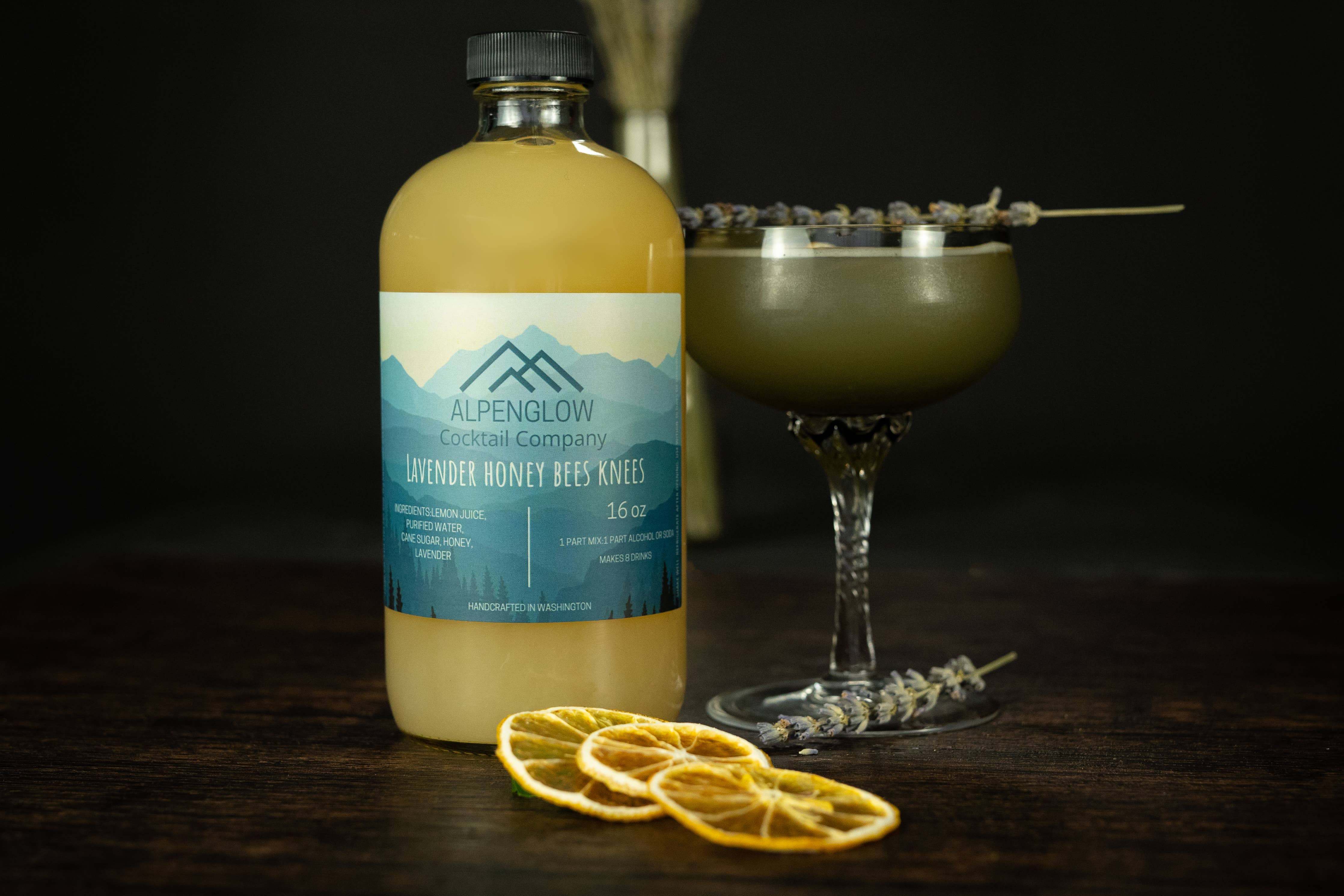 Alpenglow Cocktail Company - Lavender Honey Bees Knees