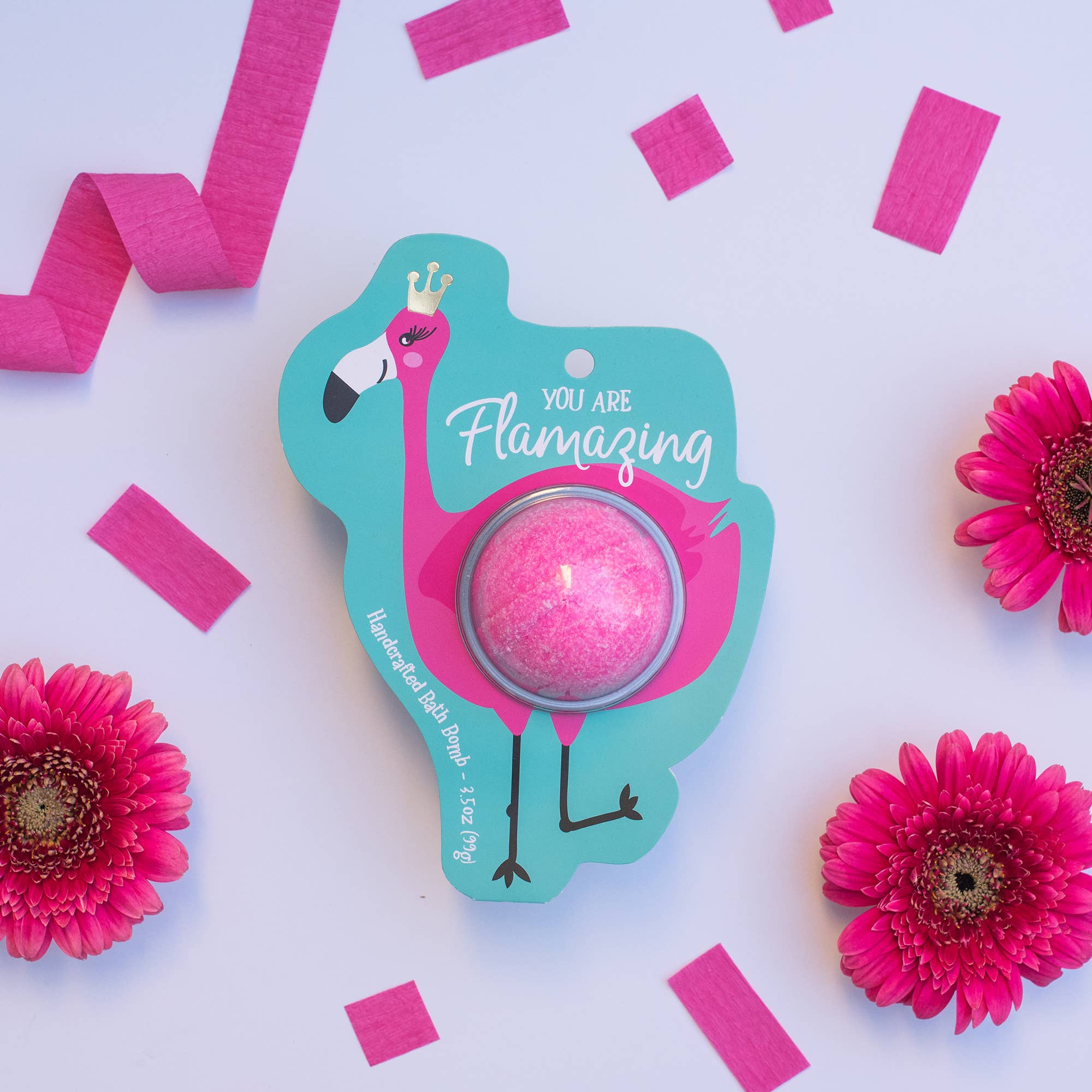 Cait + Co - You are Flamazing Flamingo Clamshell Bath Bomb