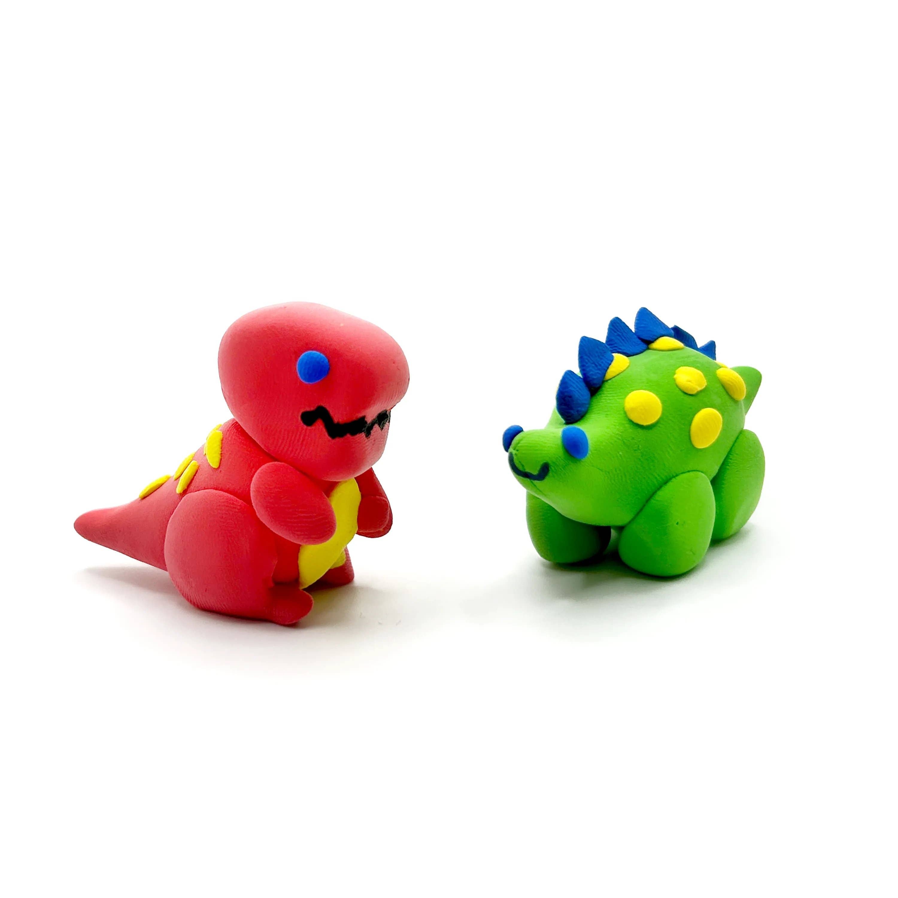 OOLY - Creatibles D.I.Y. Air-Dry Clay Kit: Dino. BFFs (Set of 4)