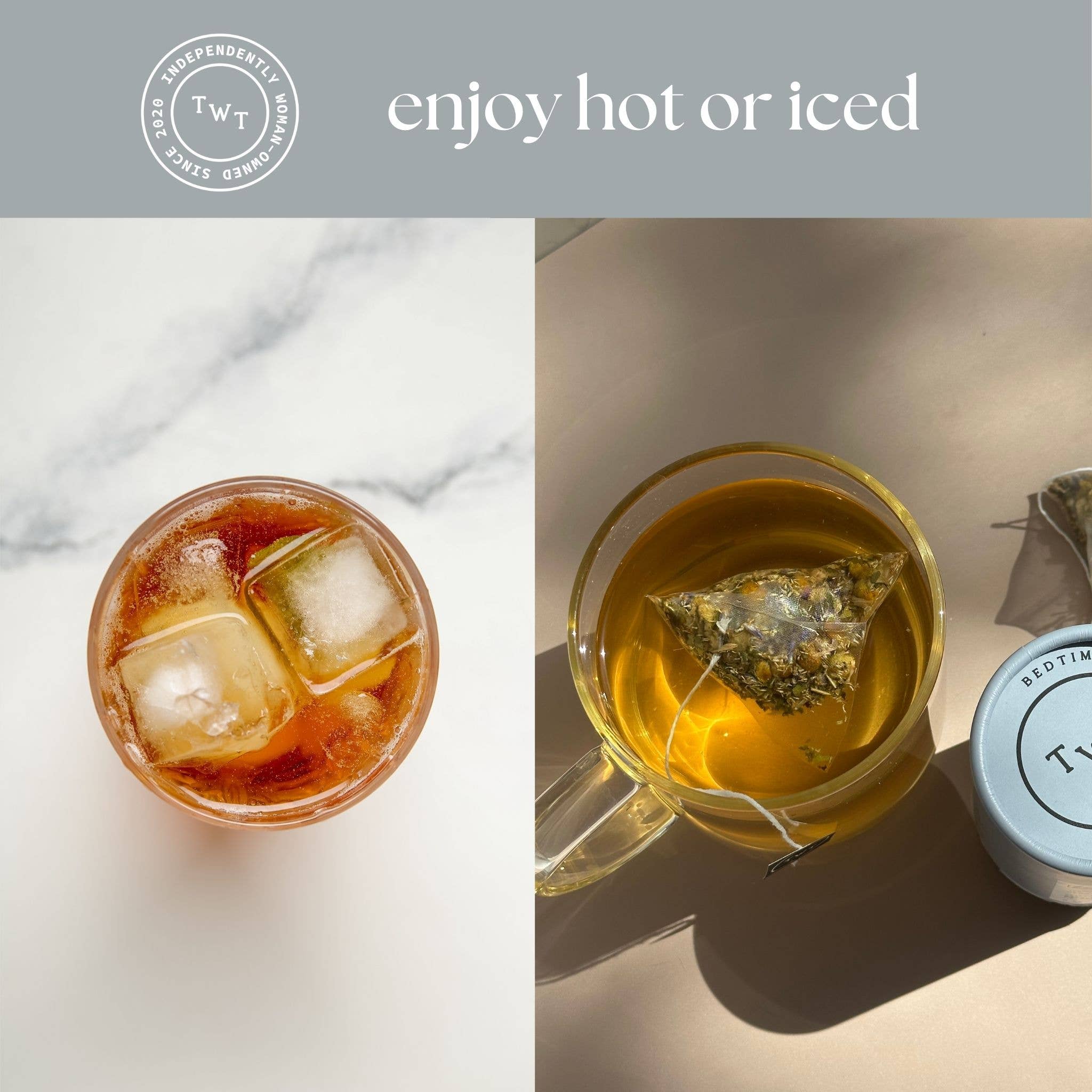 Tea with Tae - Bedtime Bliss Herbal Sleep Tea Mini Tube Gift (5 tea bags)