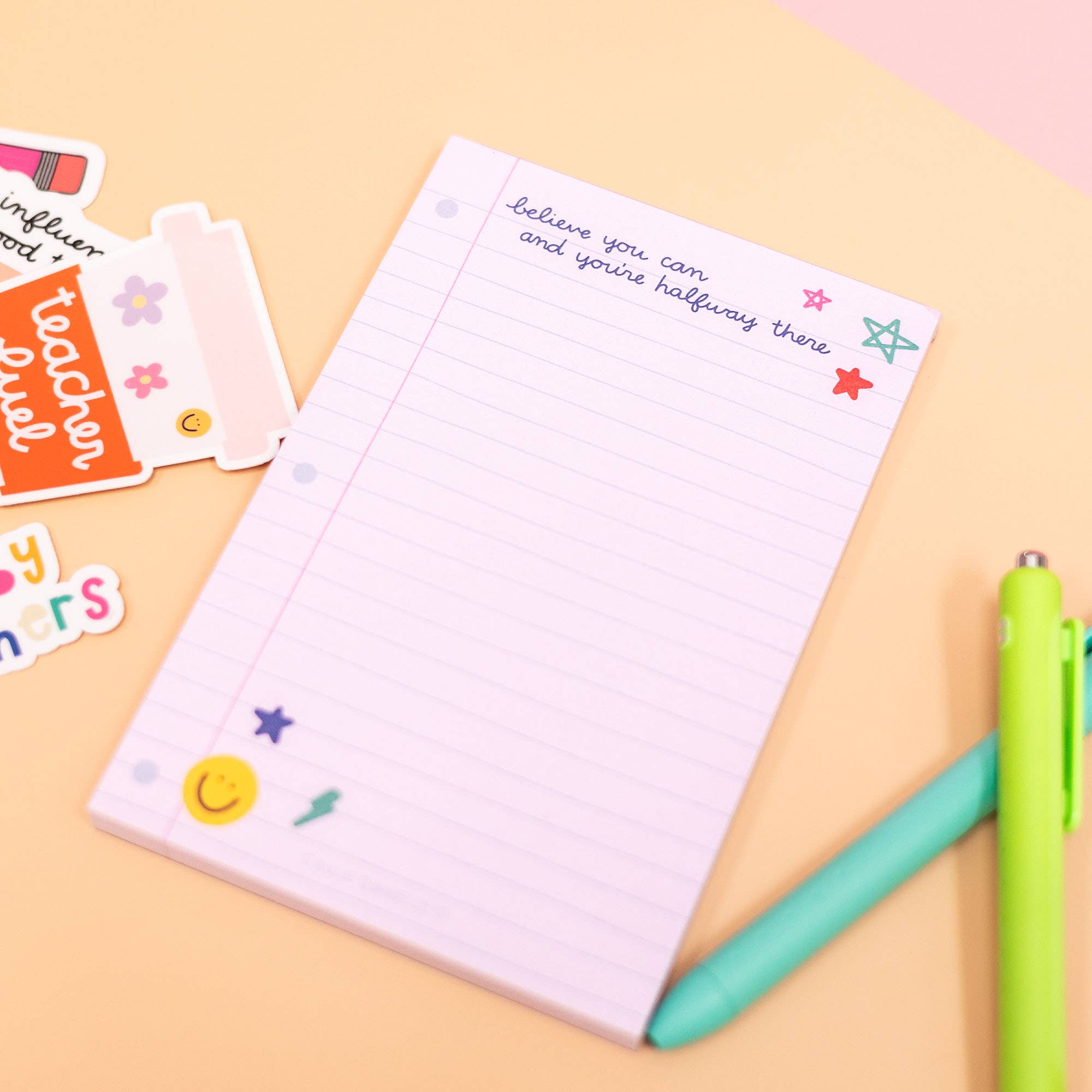 Callie Danielle - Believe You Can Smiley Notepad