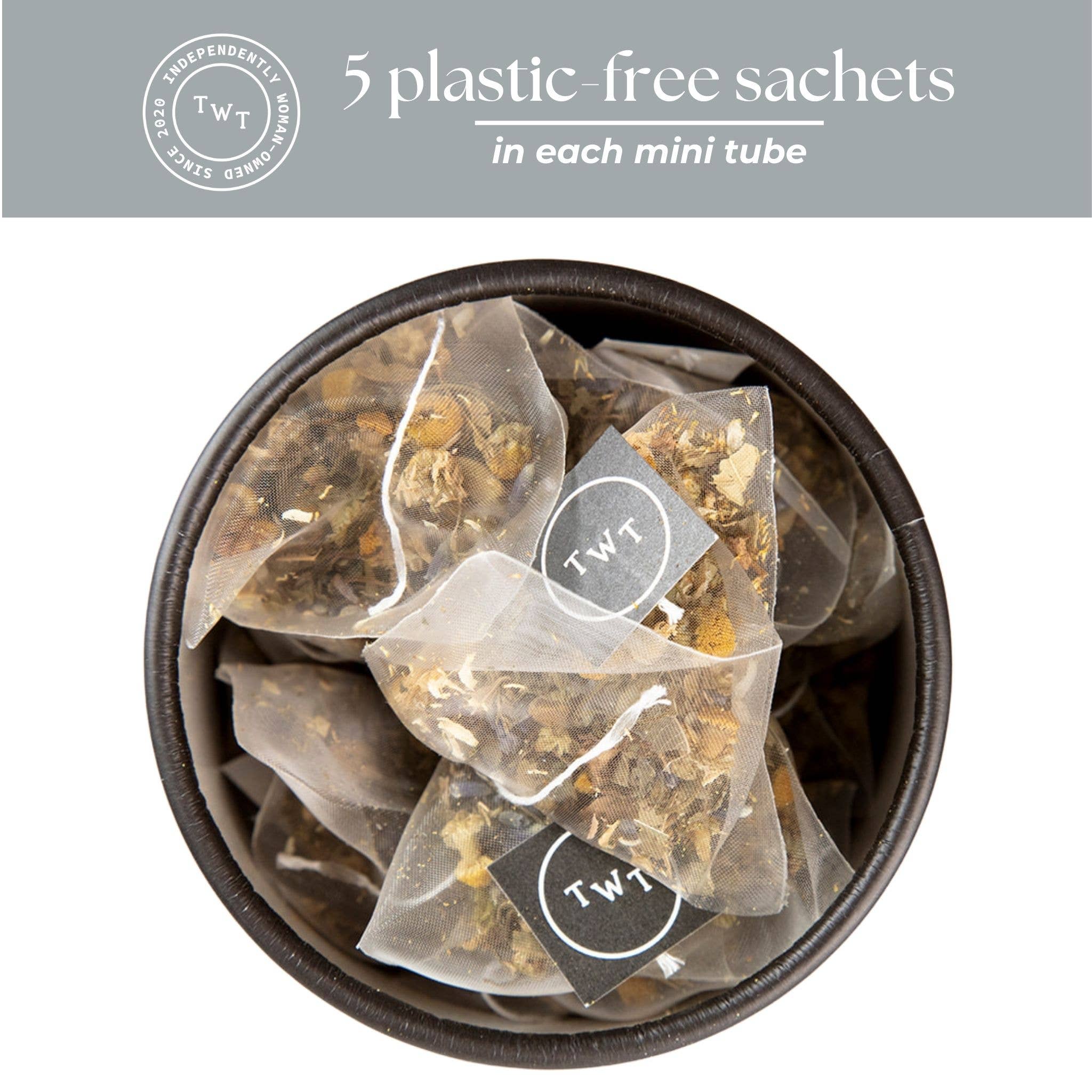 Tea with Tae - Bedtime Bliss Herbal Sleep Tea Mini Tube Gift (5 tea bags)