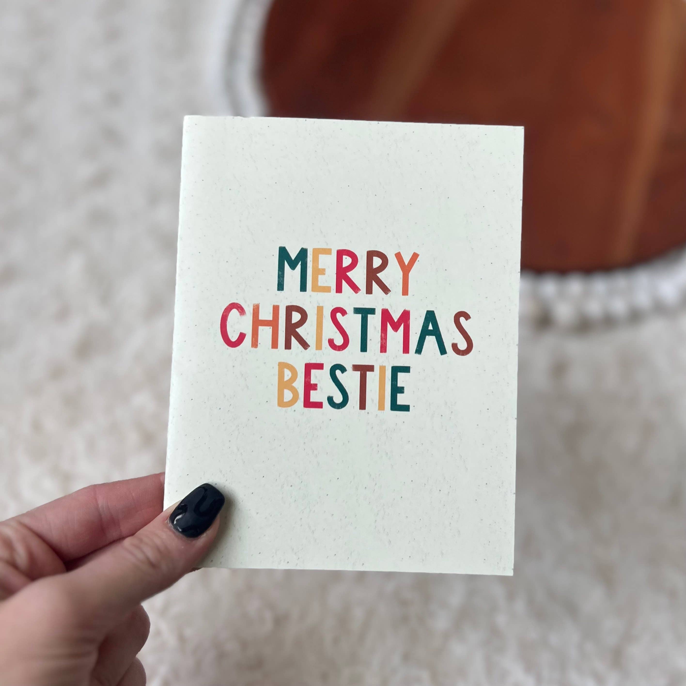 Big Moods - "Merry Christmas Bestie" Christmas Card
