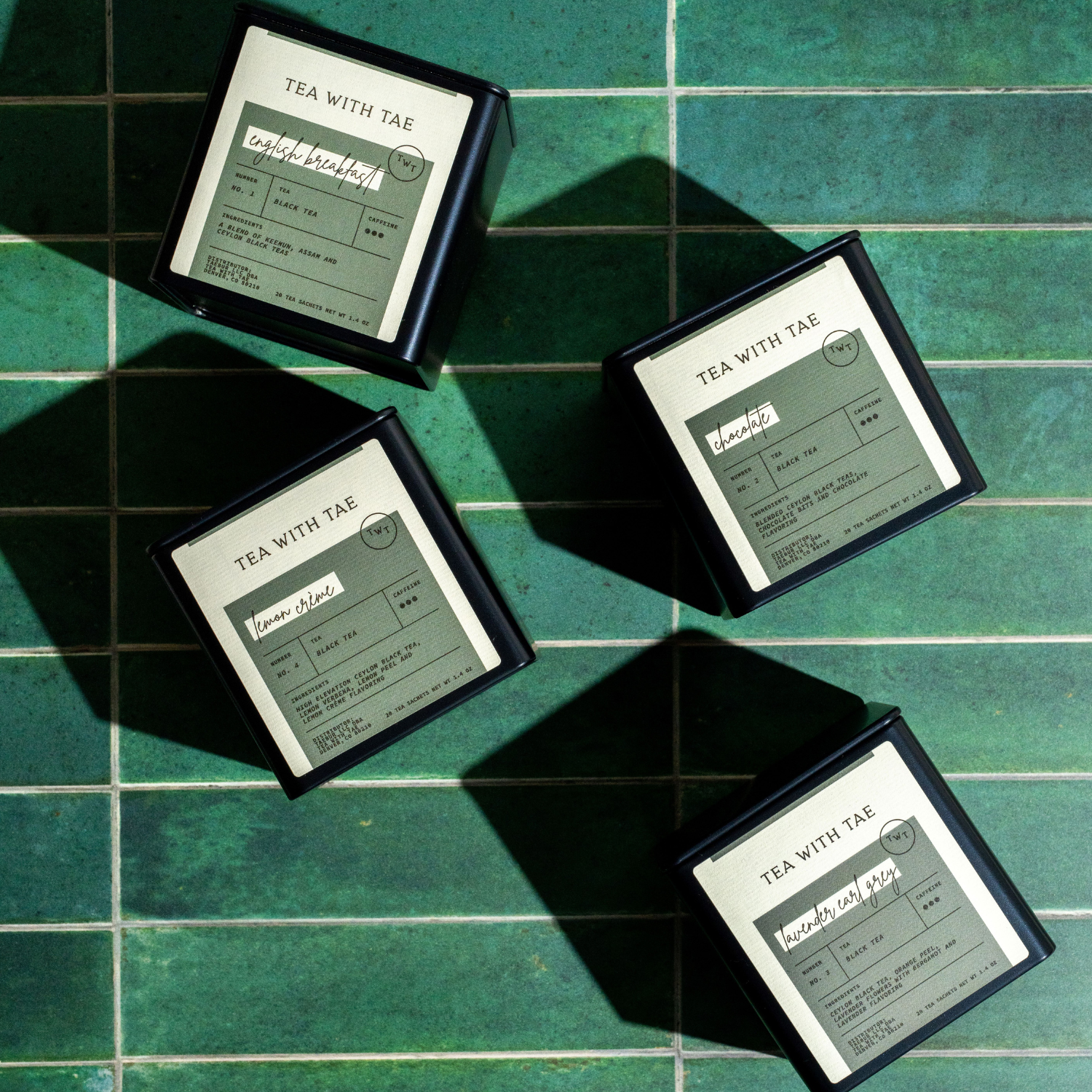 Tea with Tae - Lavender Earl Grey Black Tea Gift Tin (20 tea bags)