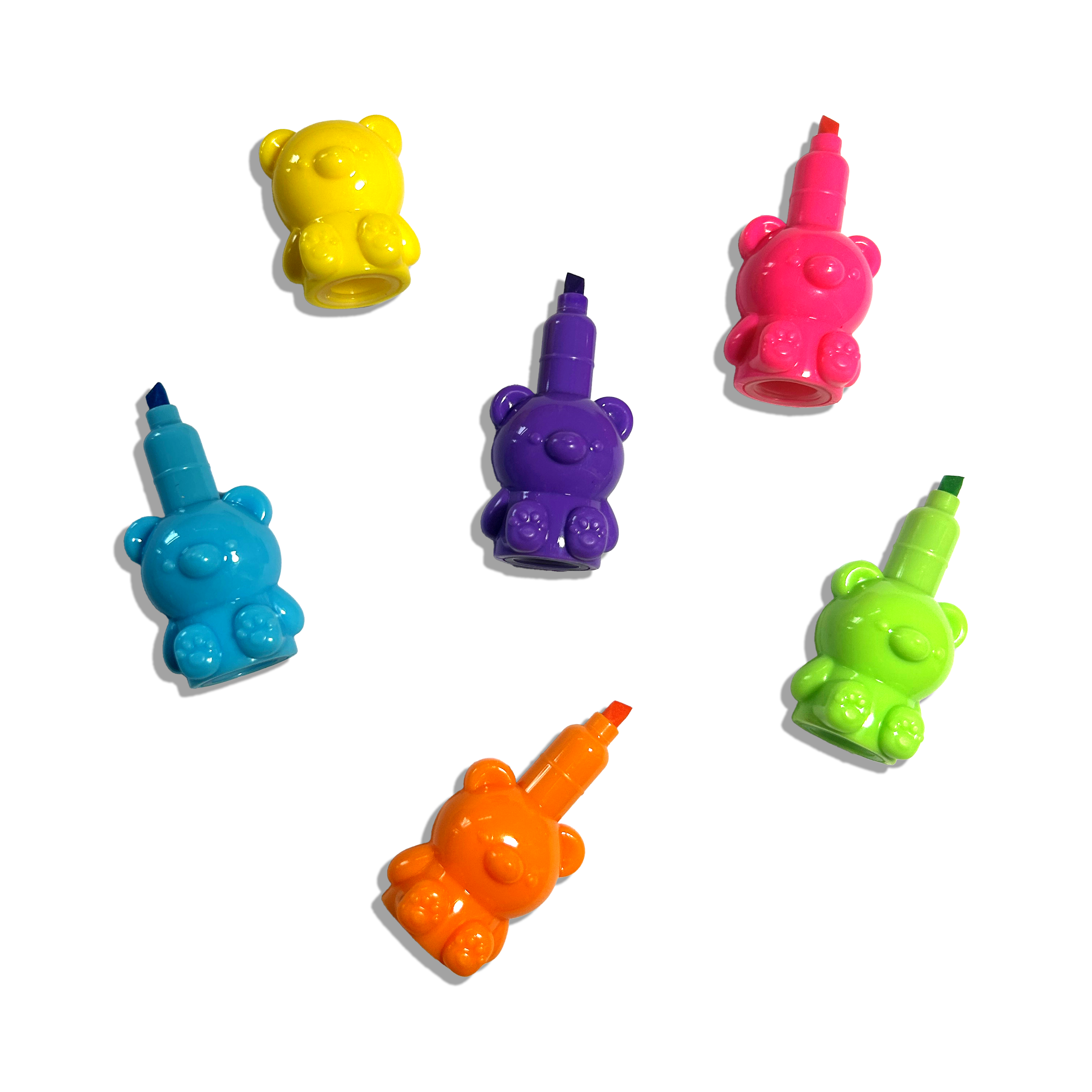 OOLY - Bear Besties: Stacking Highlighters - Single (1 Stick / Box)