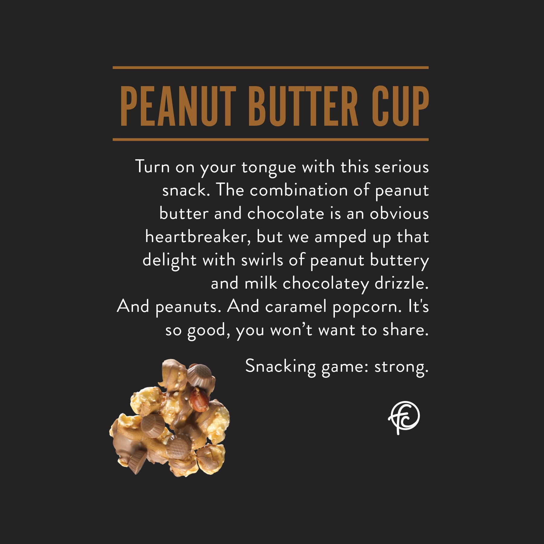 Funky Chunky - Peanut Butter Cup | Caramel Corn Chocolate Popcorn | bags