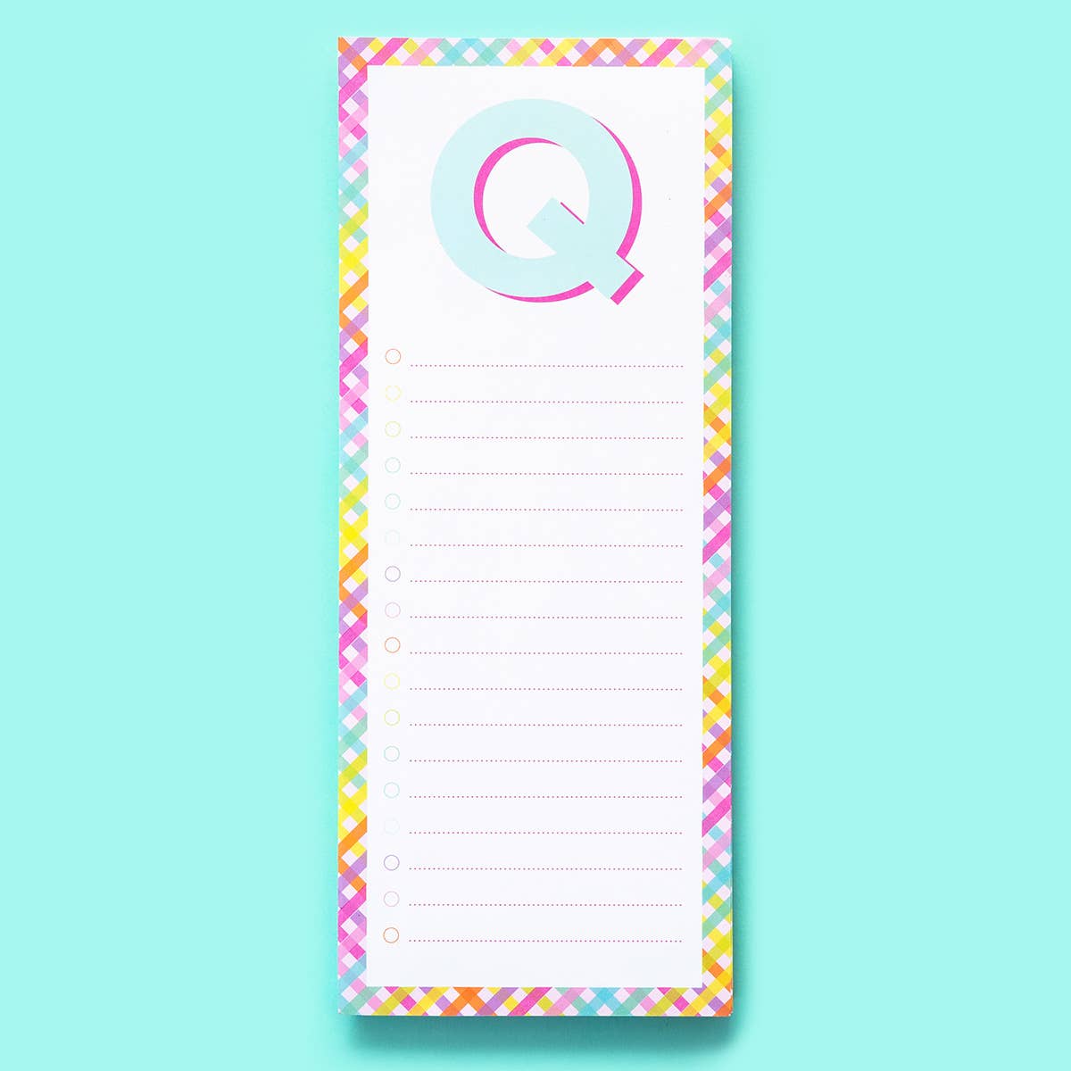 Taylor Elliott Designs - List Pad - Letters A-Z - Each