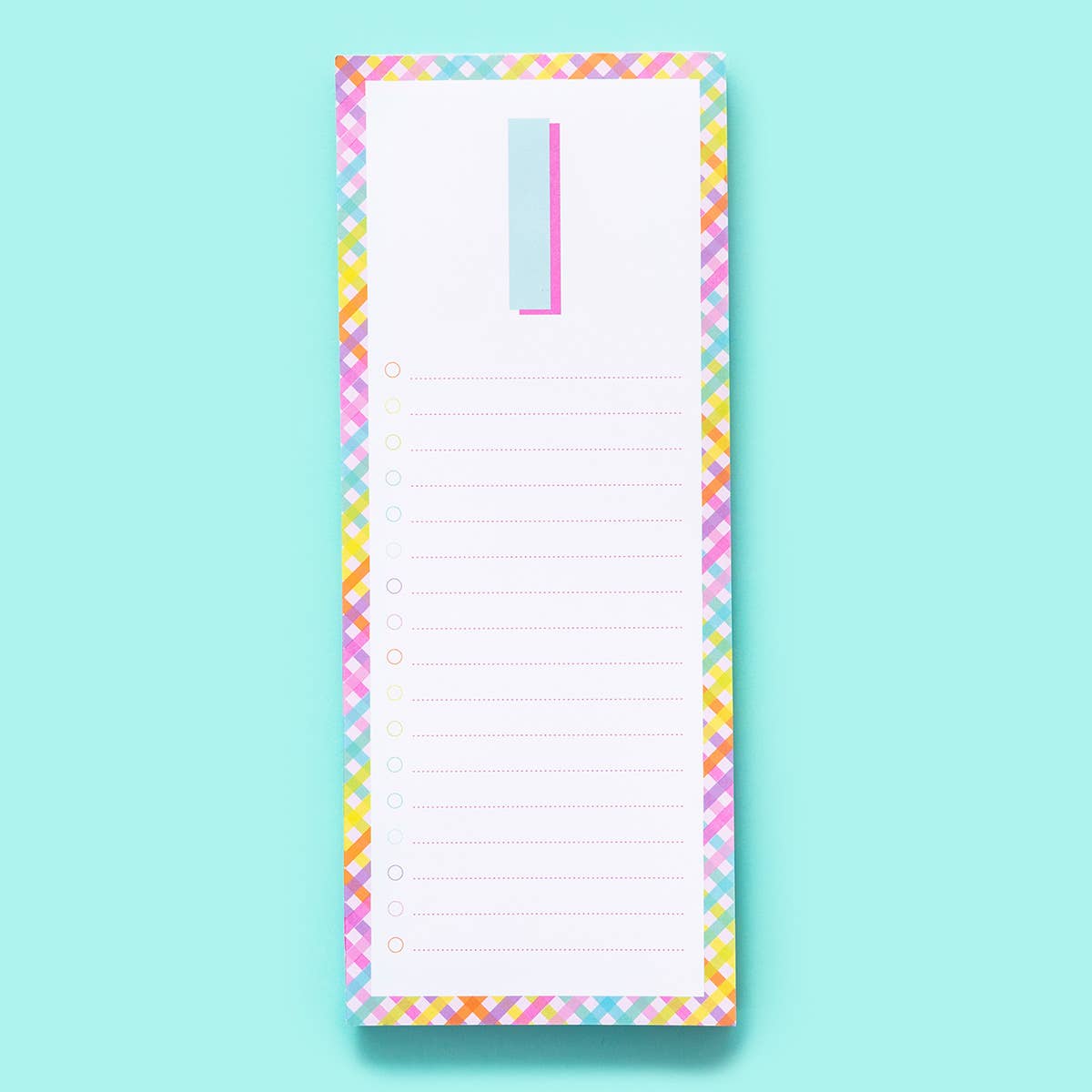 Taylor Elliott Designs - List Pad - Letters A-Z - Each
