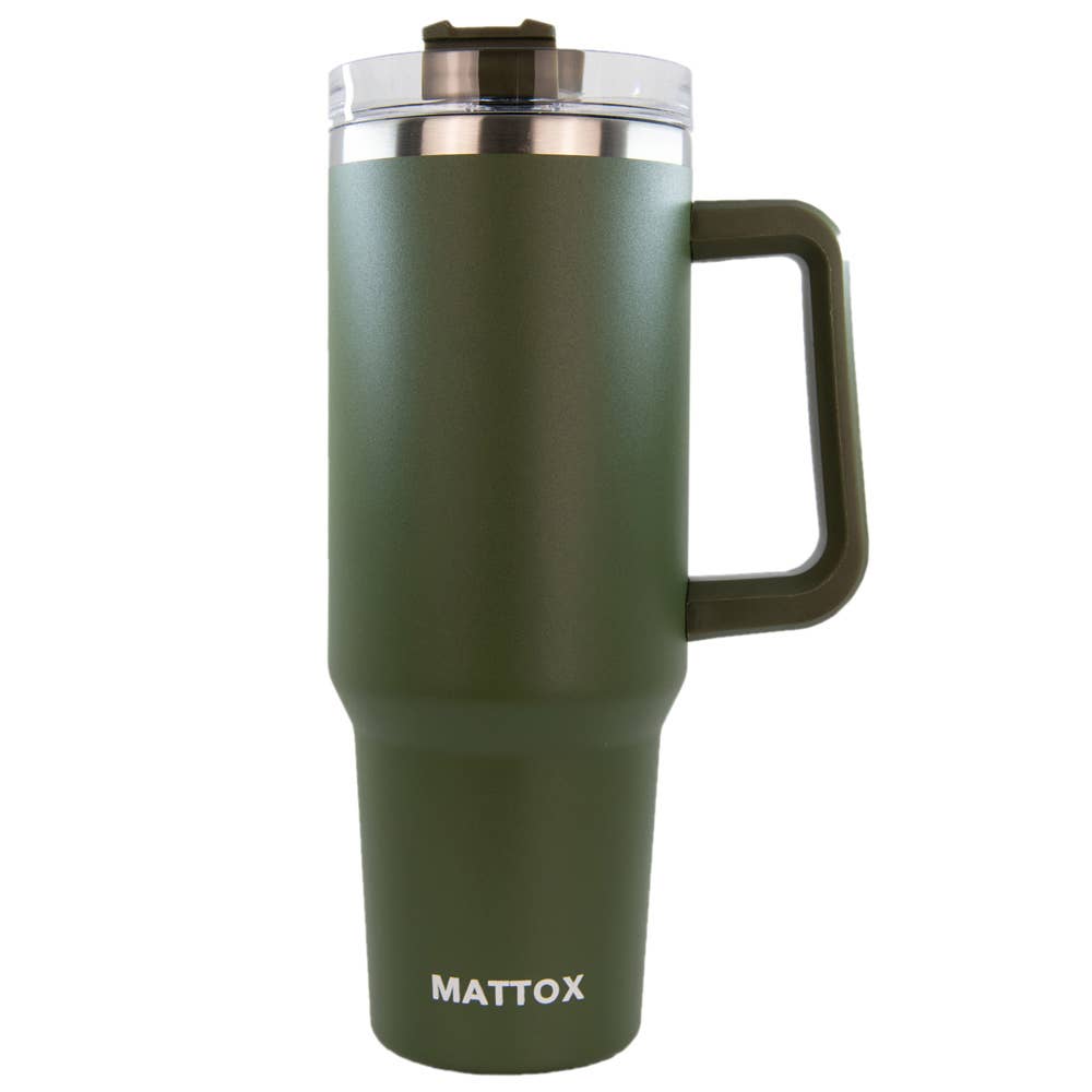 Olive Green Tumbler Cup for Men