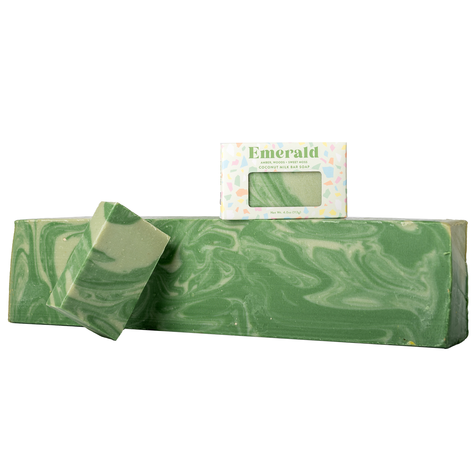 Cait + Co - Emerald Coconut Milk Bar Soap