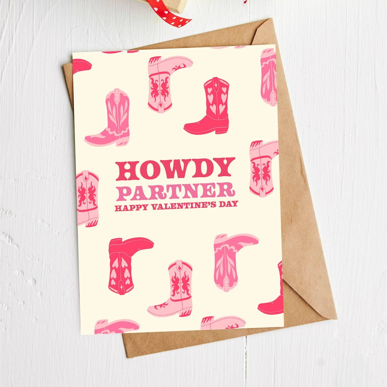 Big Moods - "Howdy Partner" Happy Valentine's Day Card