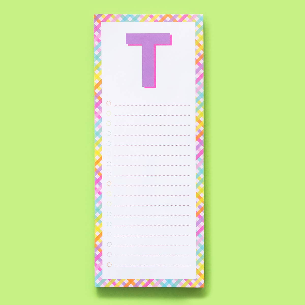 Taylor Elliott Designs - List Pad - Letters A-Z - Each