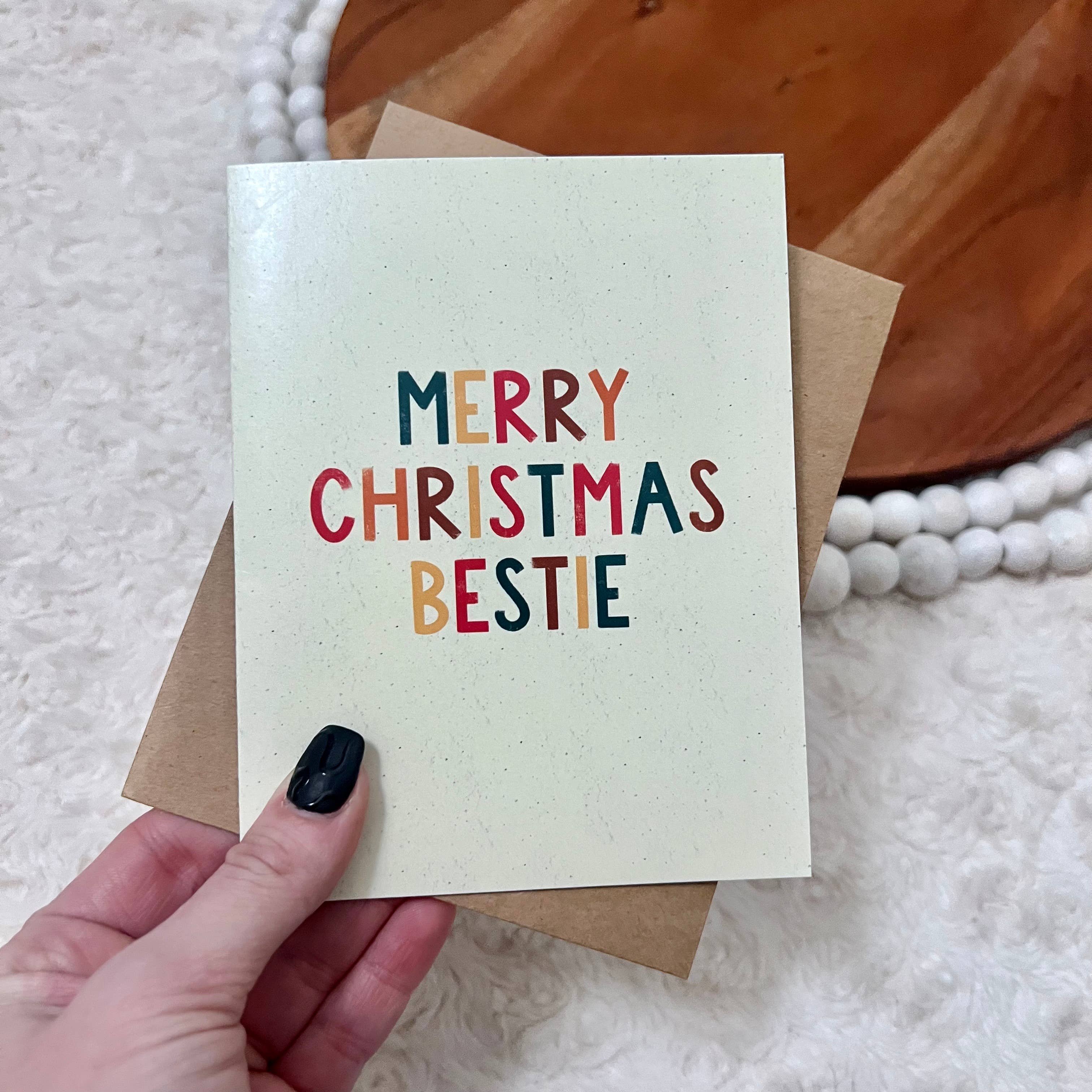 Big Moods - "Merry Christmas Bestie" Christmas Card