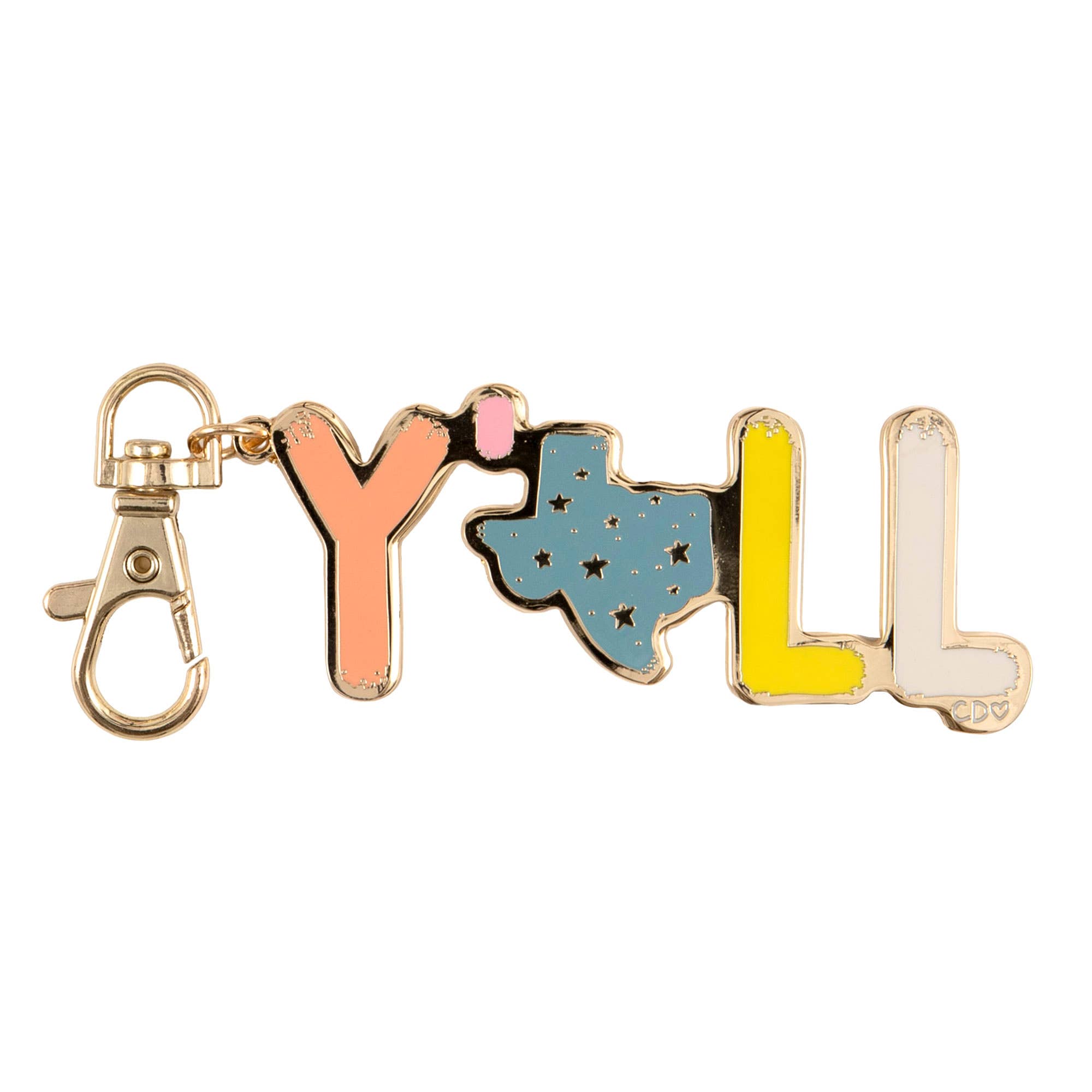 Callie Danielle - Love For Texas Enamel Keychain