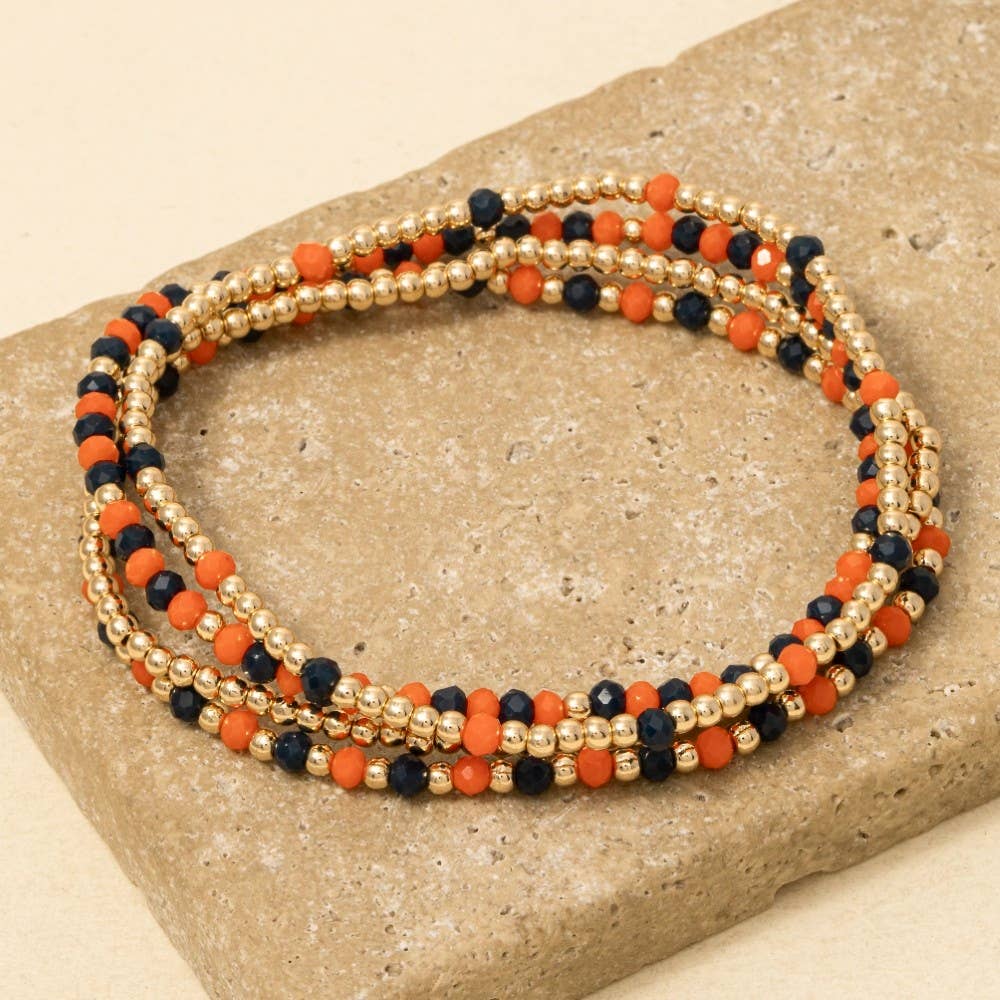Anarchy Street - Colorful Game Day Beaded Bracelet Set