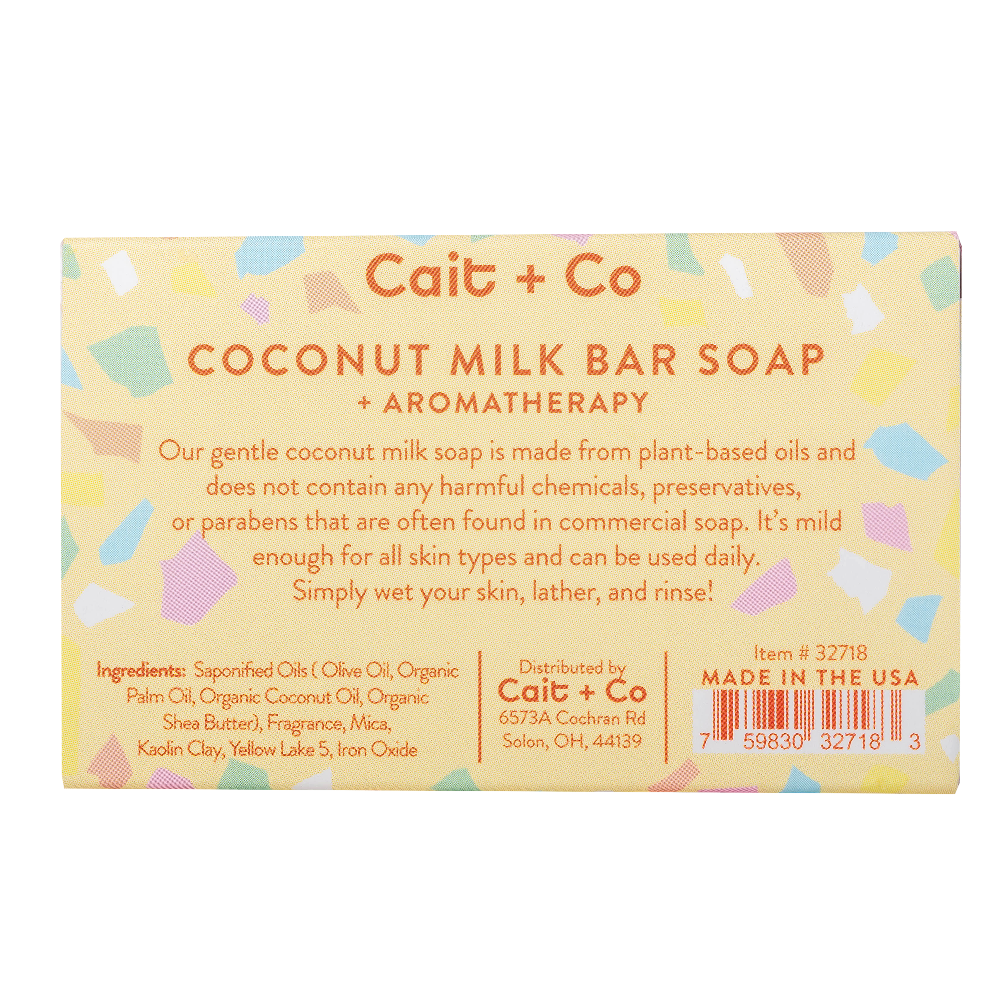 Cait + Co - Topaz Coconut Milk Bar Soap