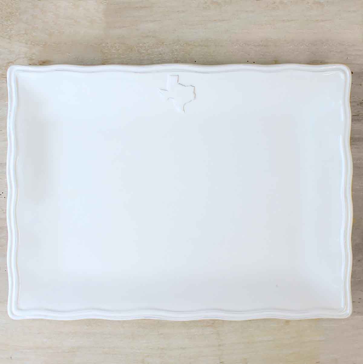 The Royal Standard - Texas Platter White 11.5x8.5