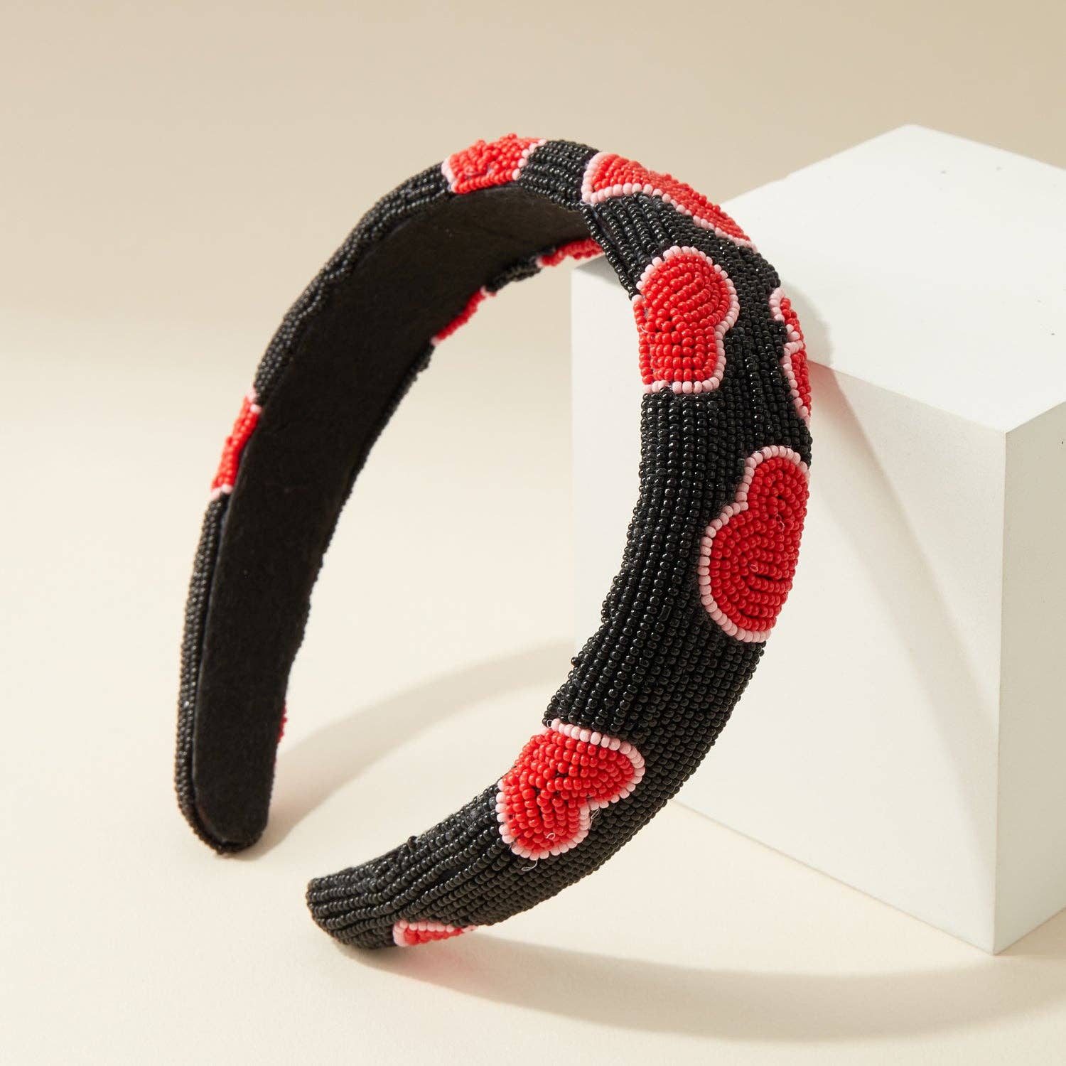 Frem - Heart Beaded Headband