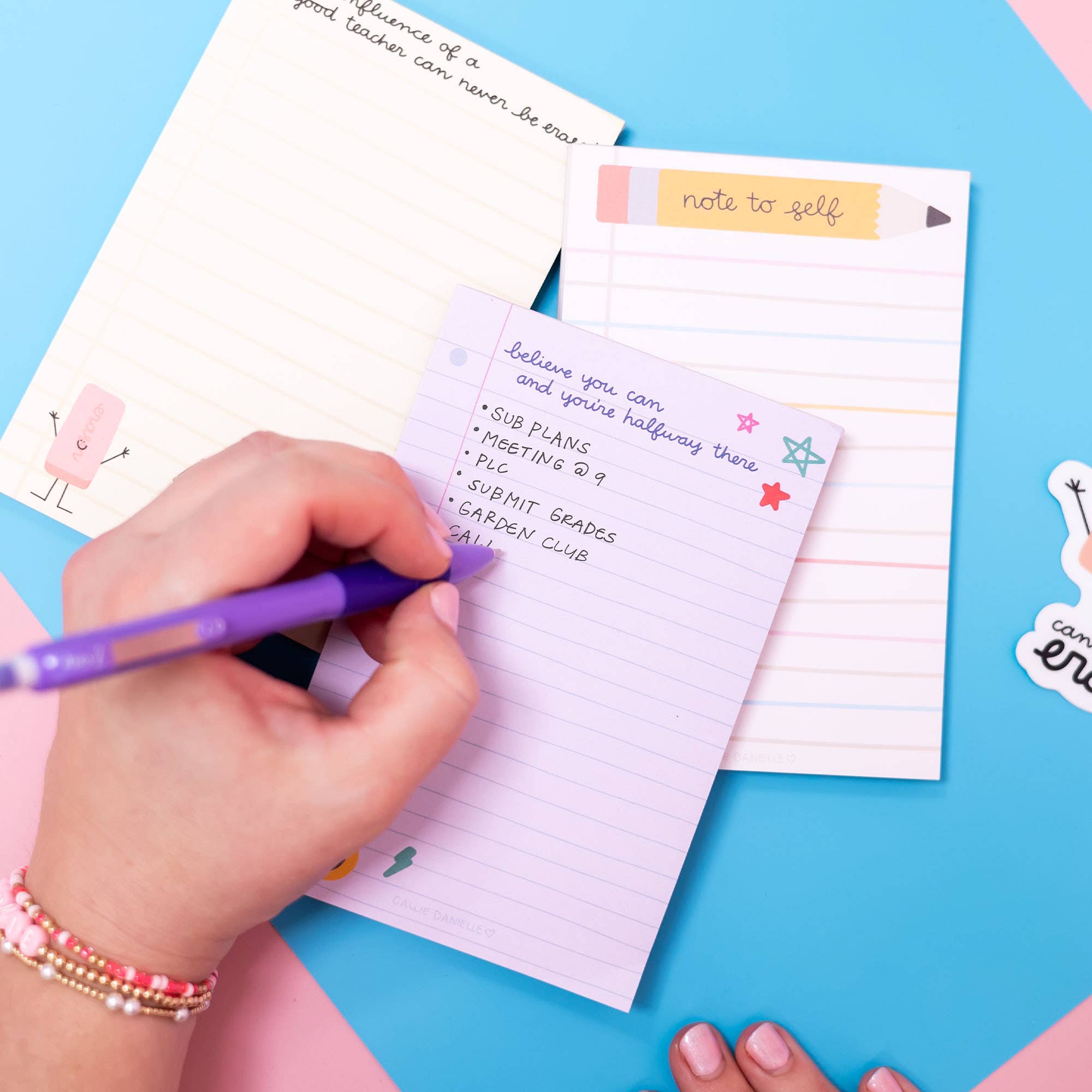 Callie Danielle - Believe You Can Smiley Notepad