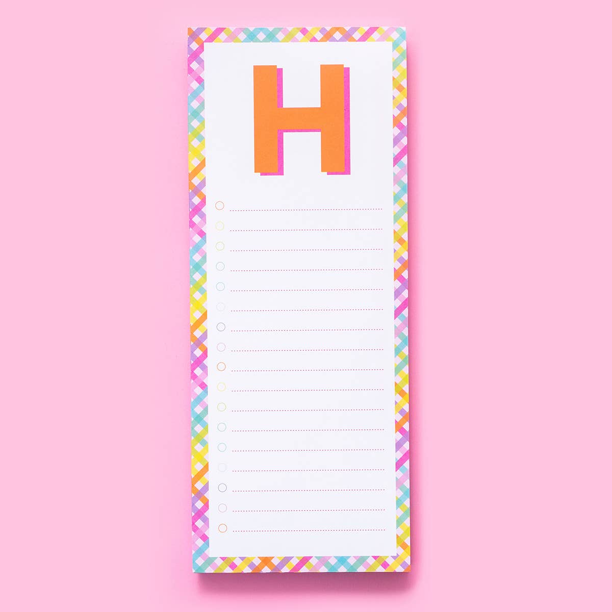 Taylor Elliott Designs - List Pad - Letters A-Z - Each
