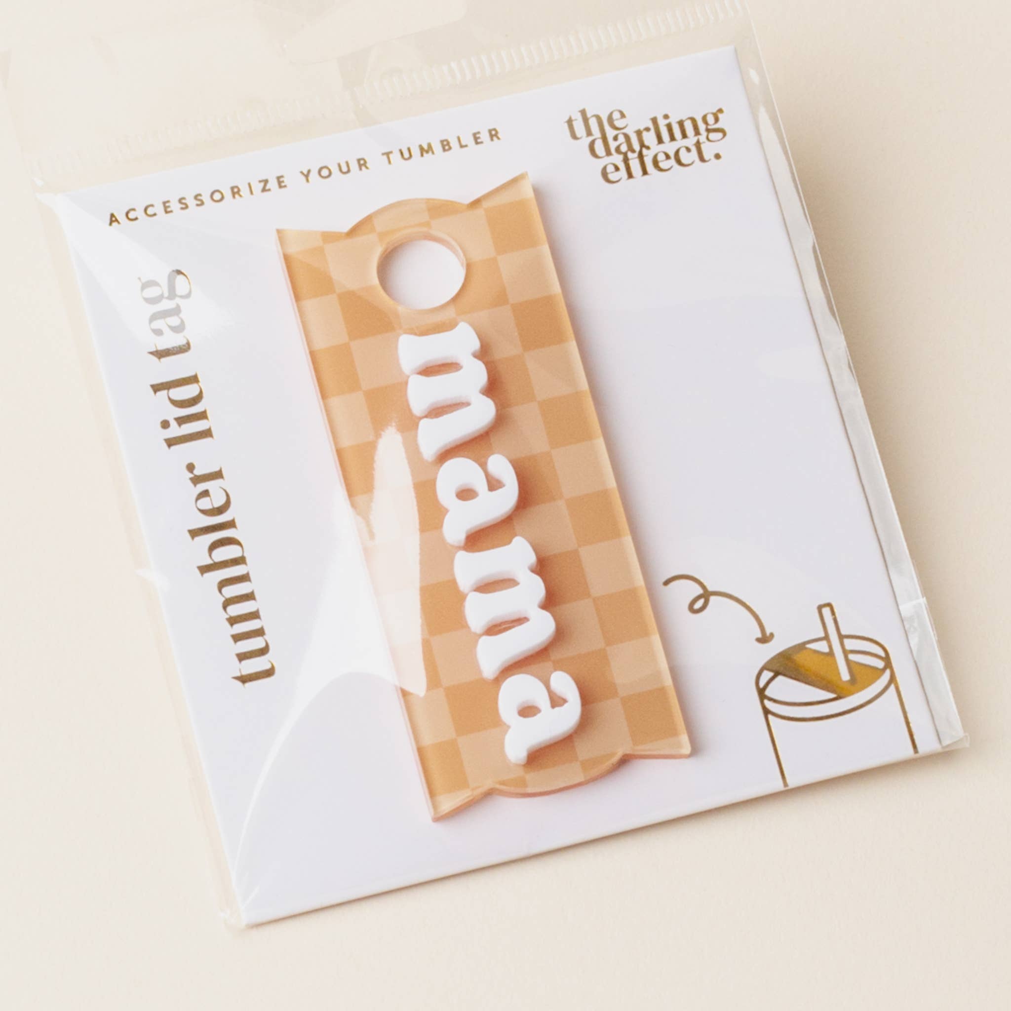 The Darling Effect - Tumbler Lid Tag-Mama