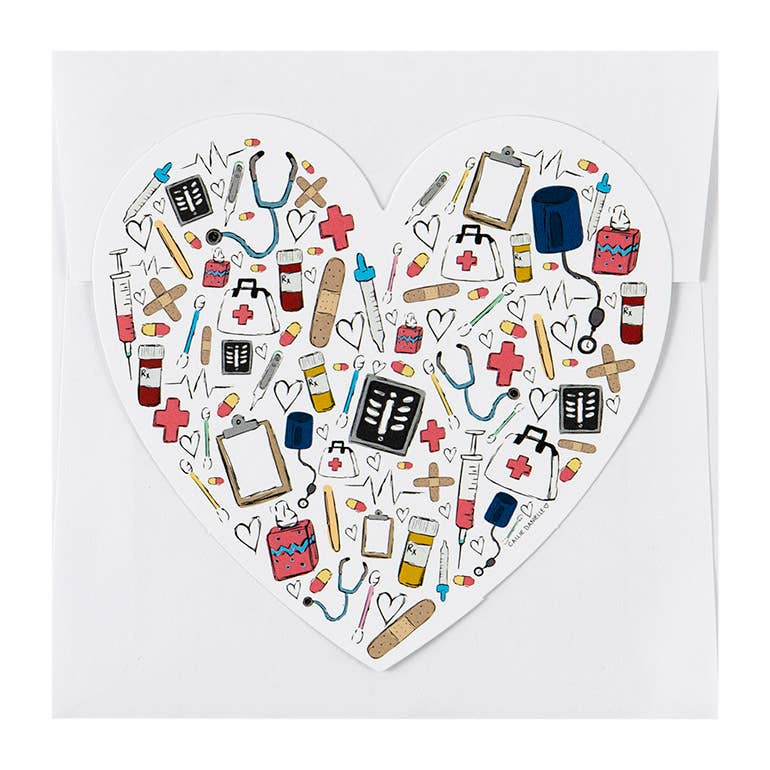 Callie Danielle - Love for Healthcare Workers Thank You Greeting Card