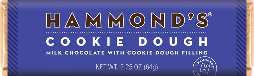 Hammond's Candies - Cookie Dough Milk Chocolate Candy Bar 2.25oz
