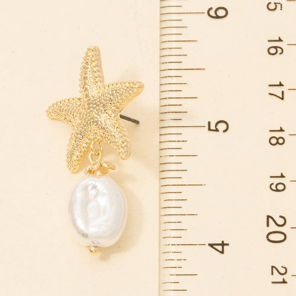 Anarchy Street - Pave Heart Pearl Ribbon Bow Stud Earrings Set