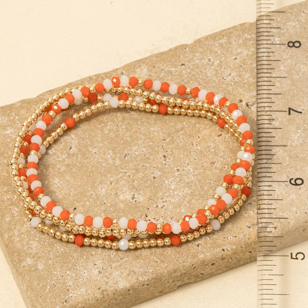 Anarchy Street - Colorful Game Day Beaded Bracelet Set