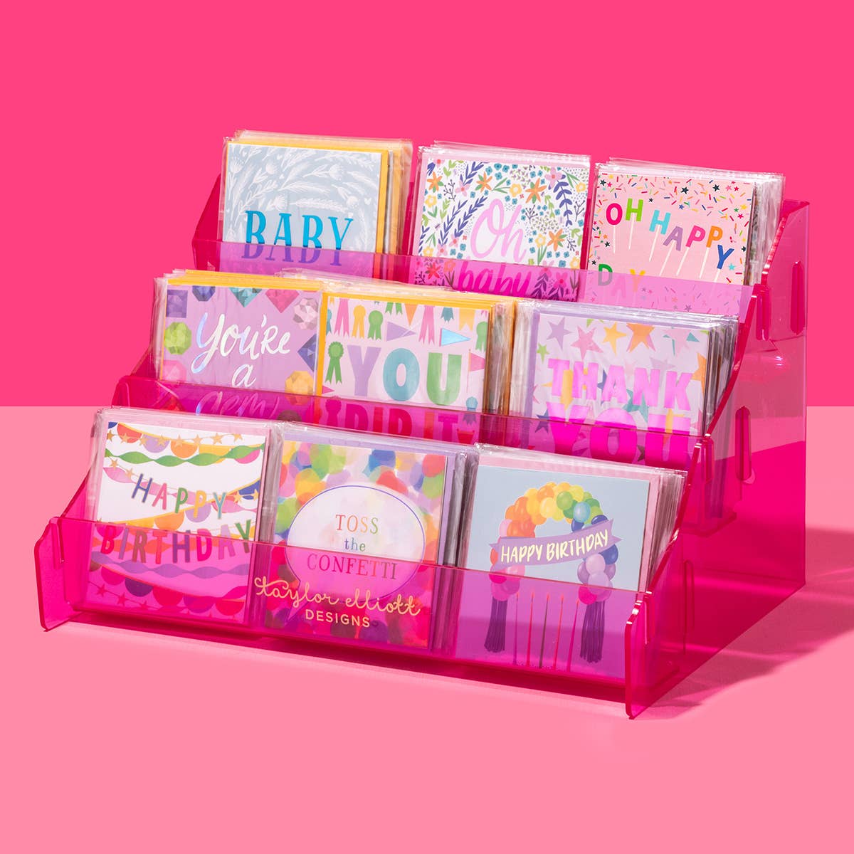 Taylor Elliott Designs - Gift Enclosure Card - "Happy Birthday" - Balloons