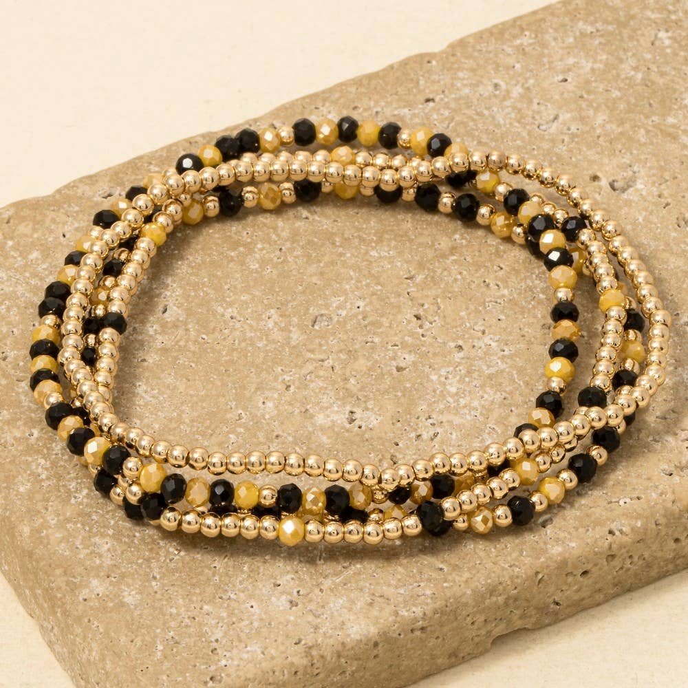 Anarchy Street - Colorful Game Day Beaded Bracelet Set