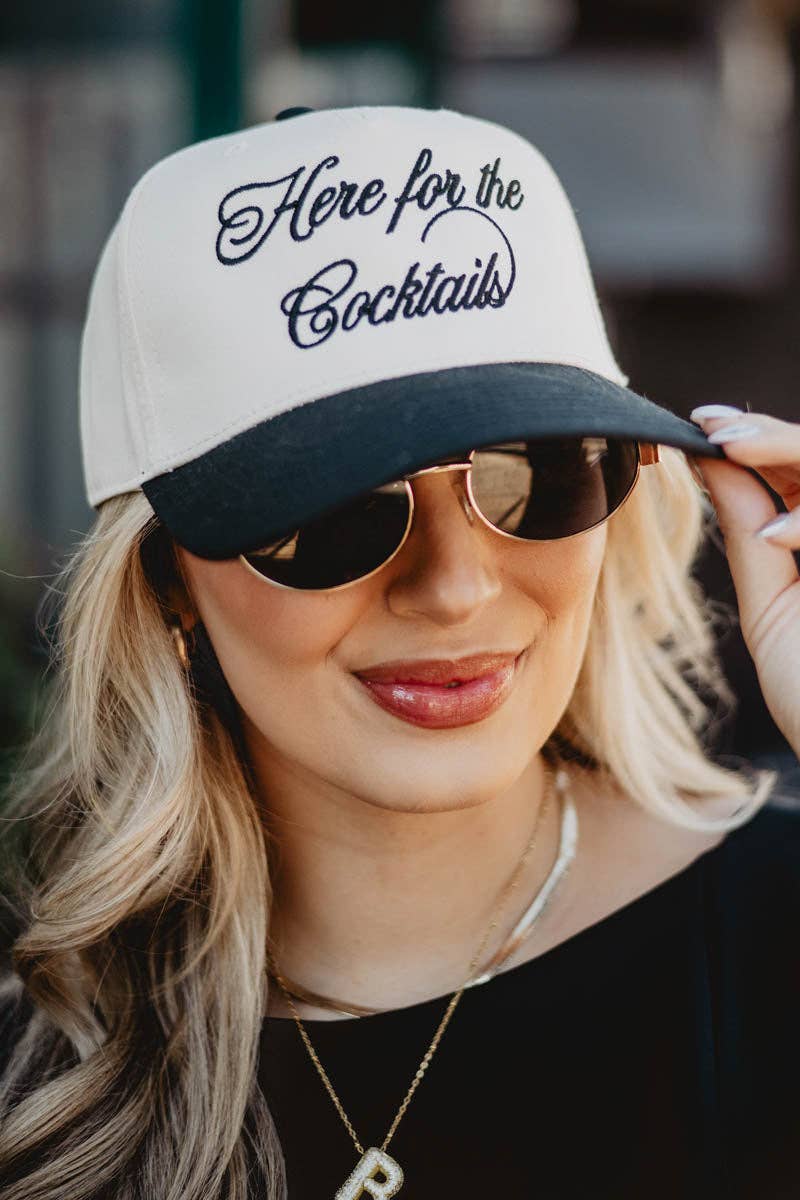 Katydid - Here For the Cocktails Two-Toned Vintage Hat