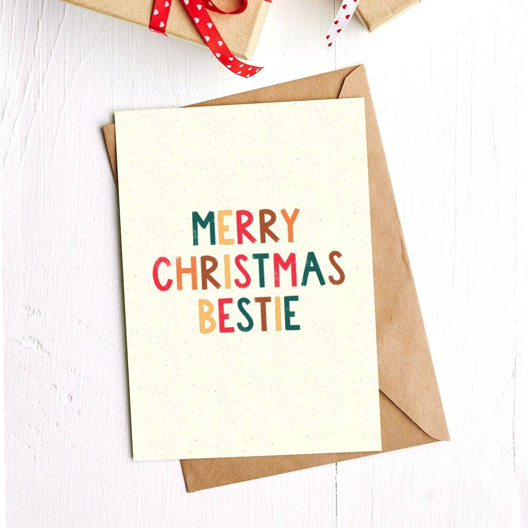 Big Moods - "Merry Christmas Bestie" Christmas Card